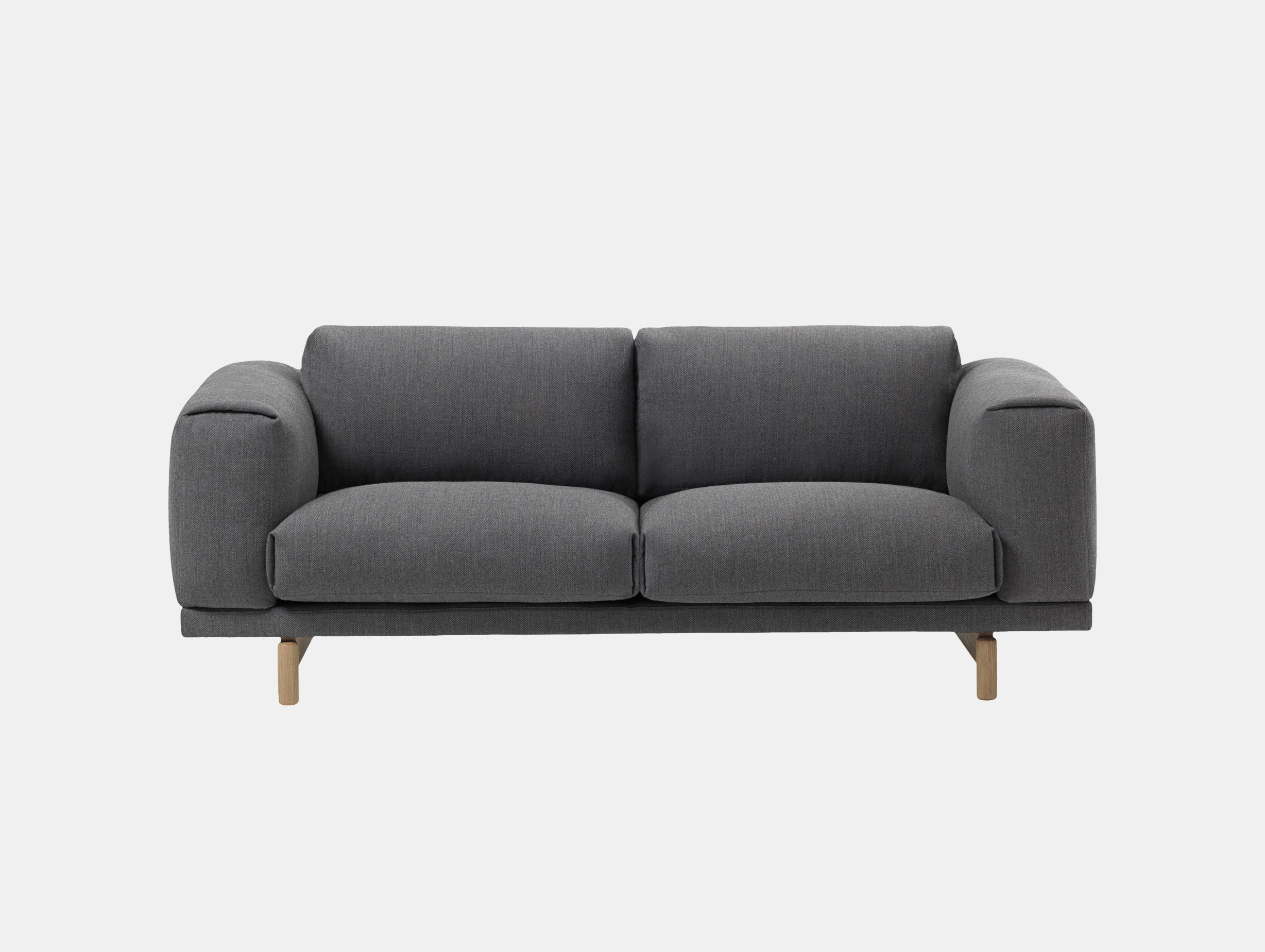 Muuto Rest Sofa 2 Seater Fiord 171 Oak Anderssen Voll