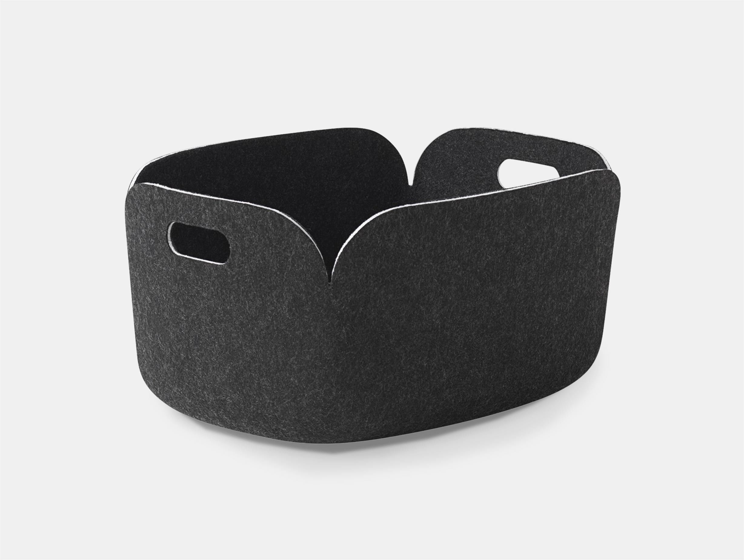 Muuto Restore Basket Black Melange