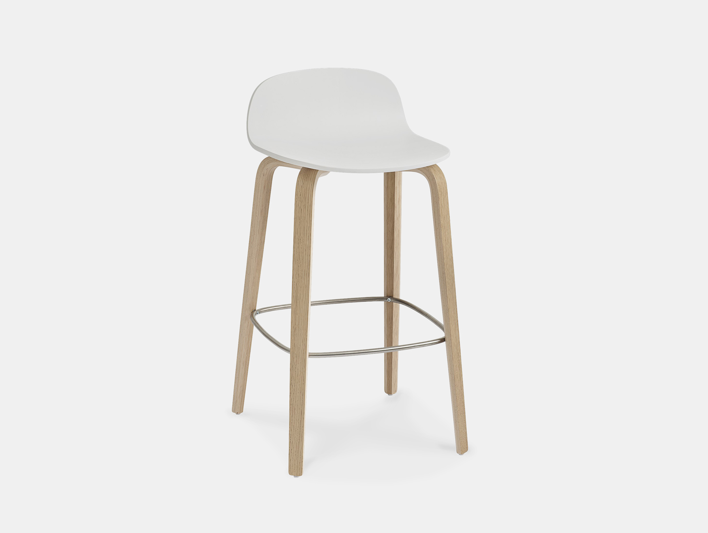 Muuto Visu Counter Stool White Oak Stain