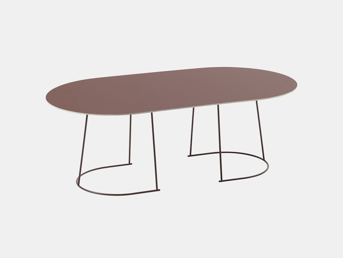 Muuto Airy Coffee Table Large Plum Cecilie Manz