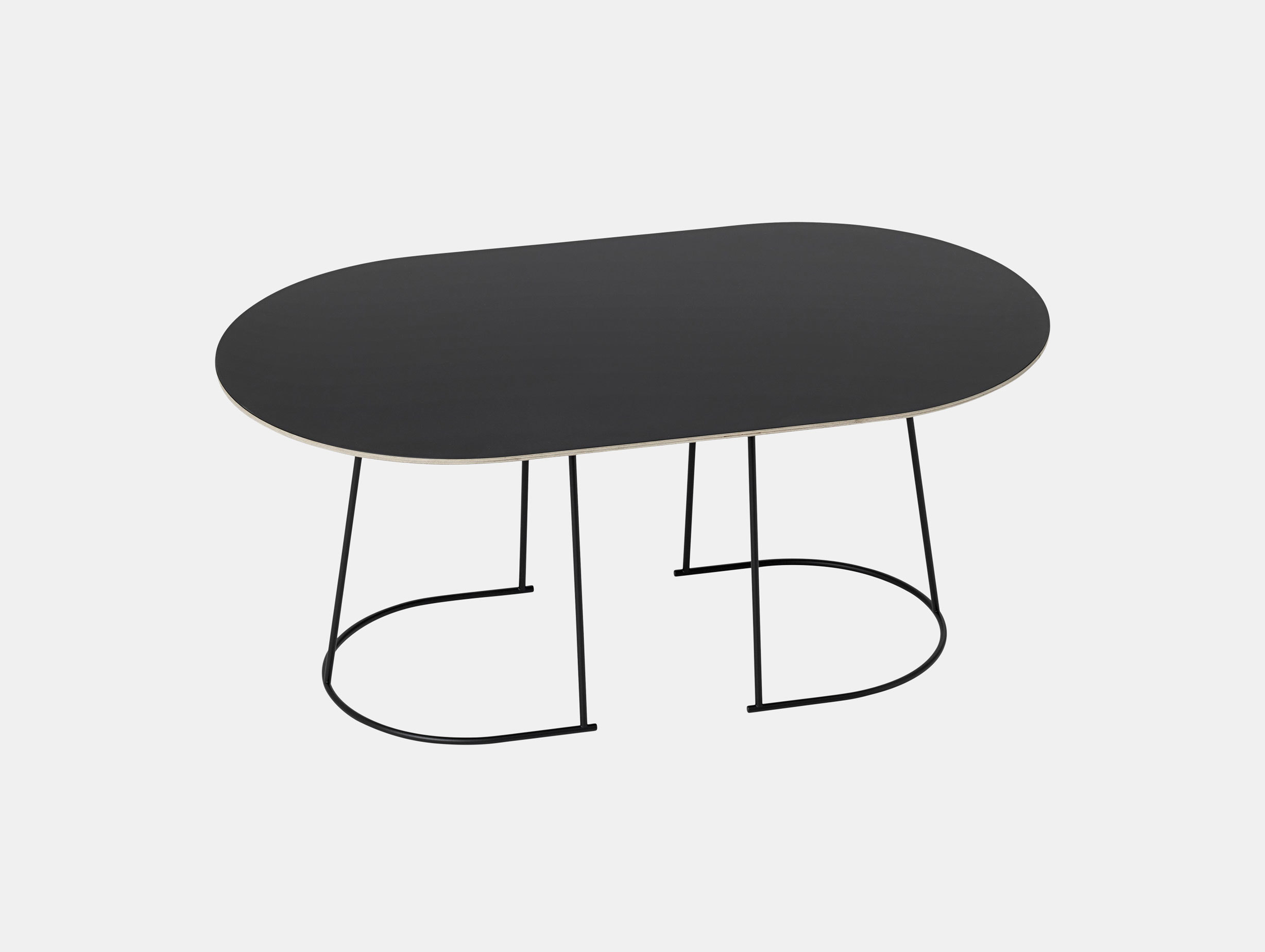 Muuto Airy Coffee Table Medium Black Cecilie Manz