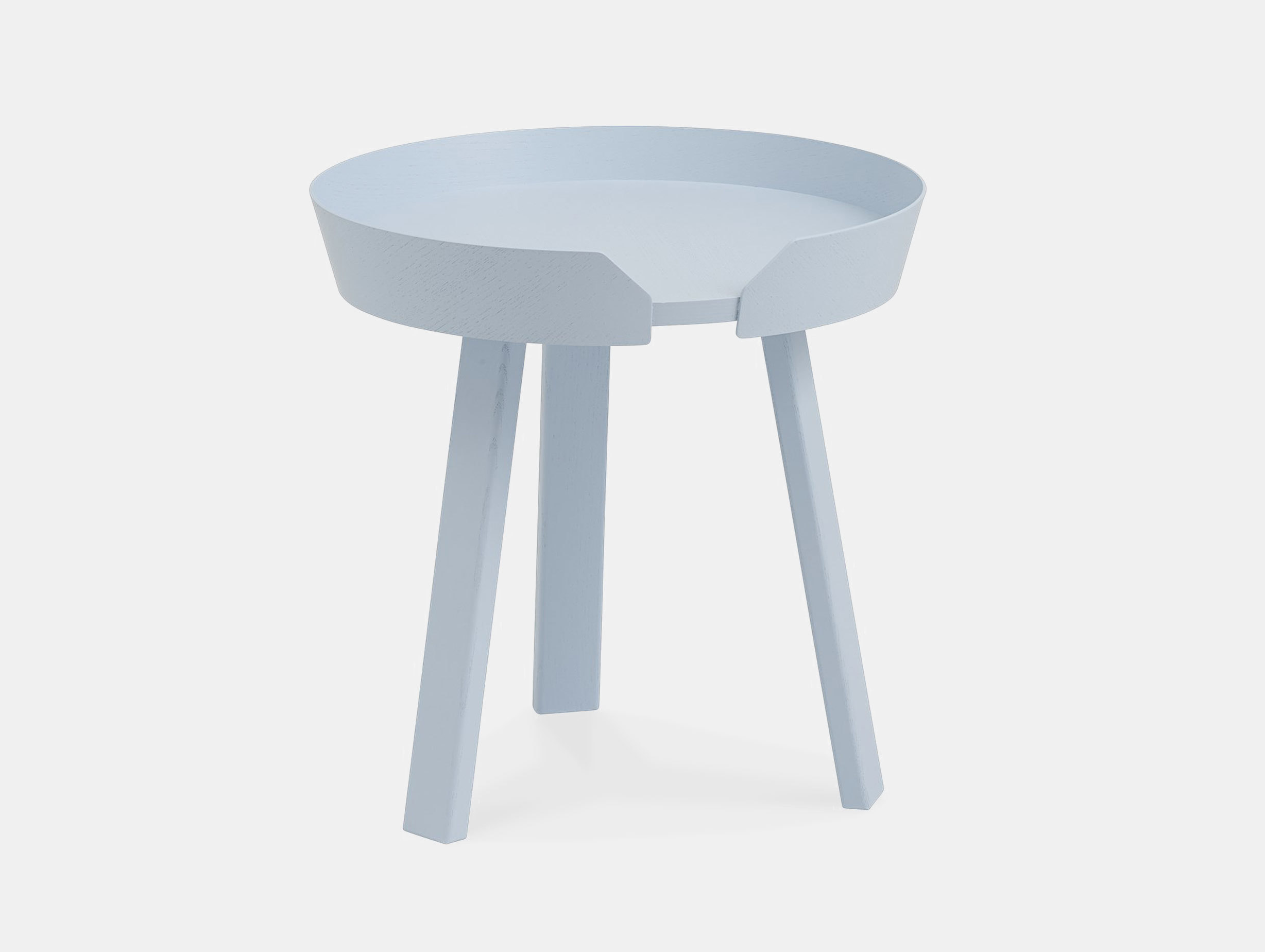 Muuto around coffee table small light blue