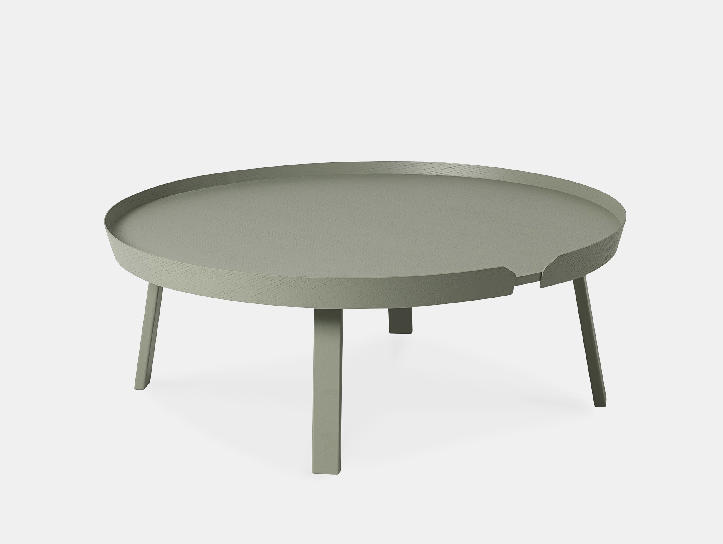 Muuto around coffee table xlarge dgreen