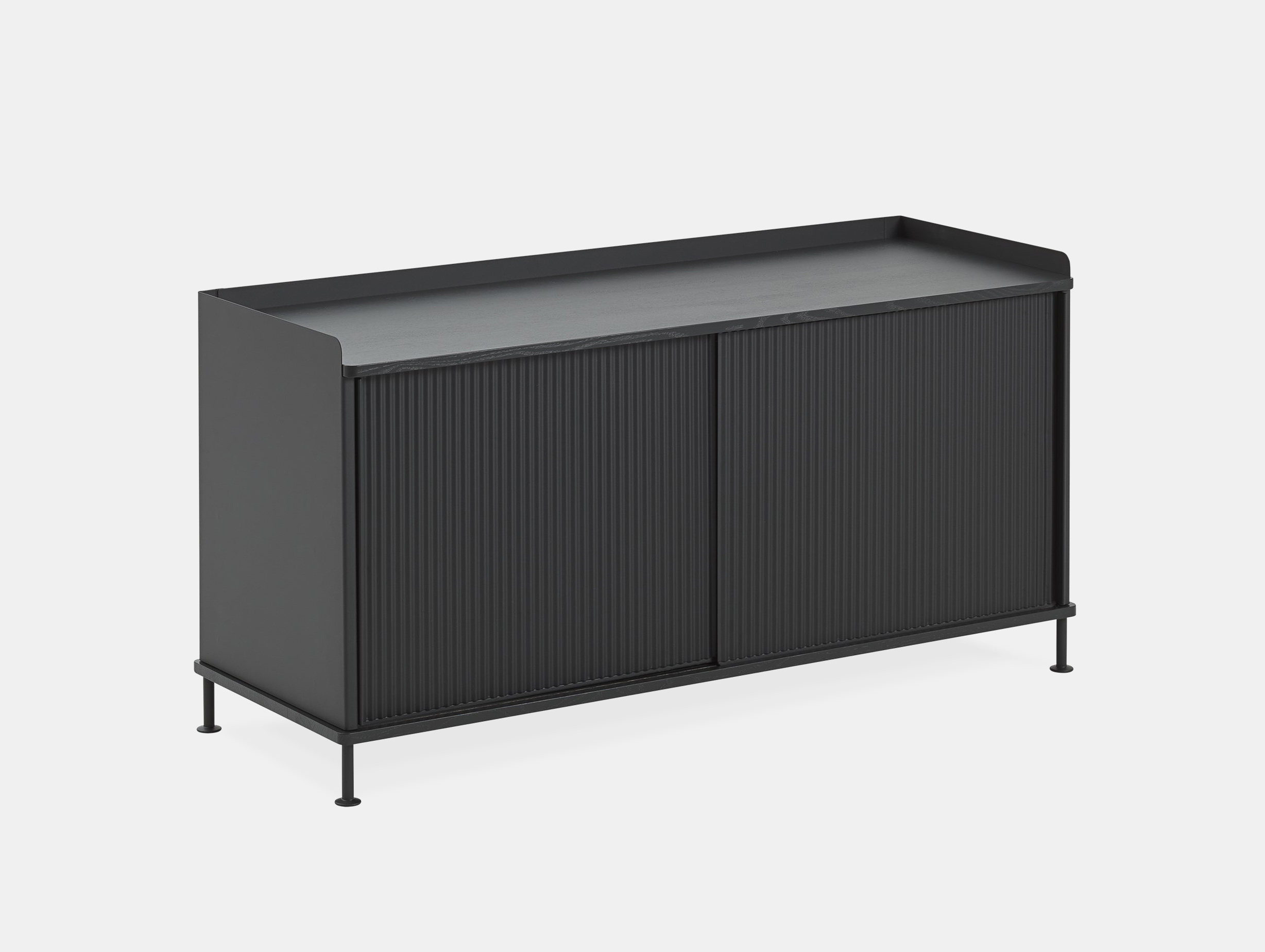 Muuto enfold low sideboard black all