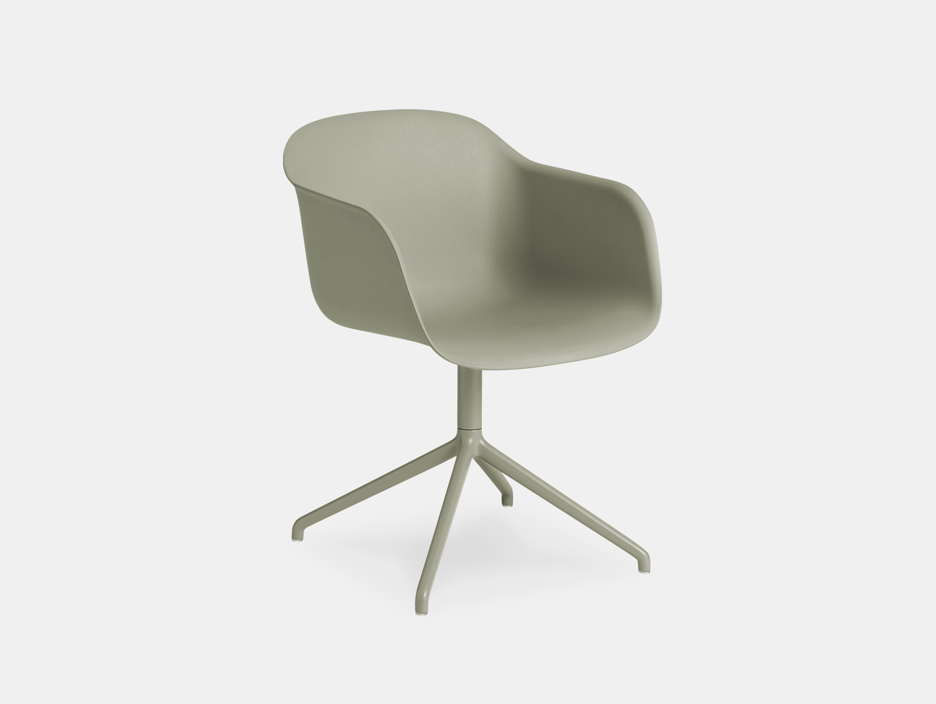 Muuto fiber swivel armchair d grn