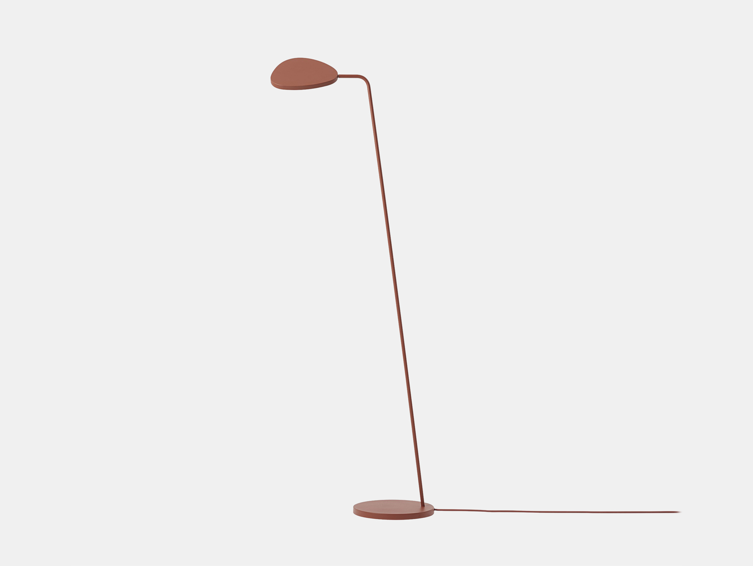 Muuto leaf floor lamp copper brown 1