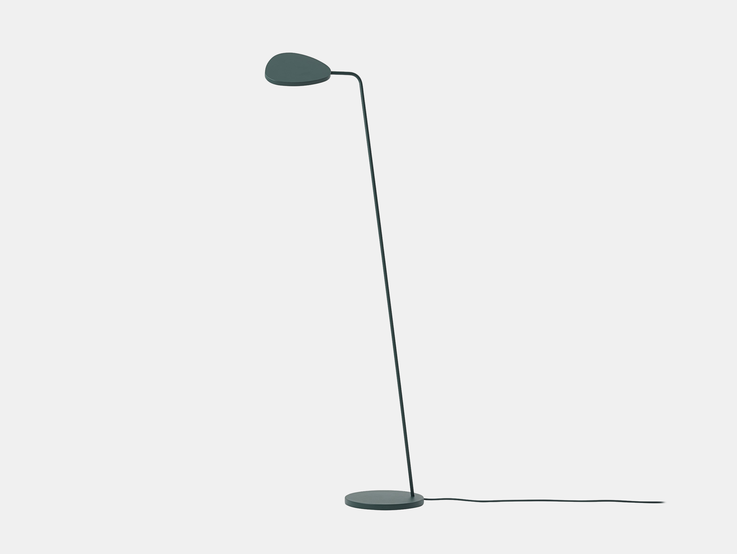 Muuto leaf floor lamp dark green 1