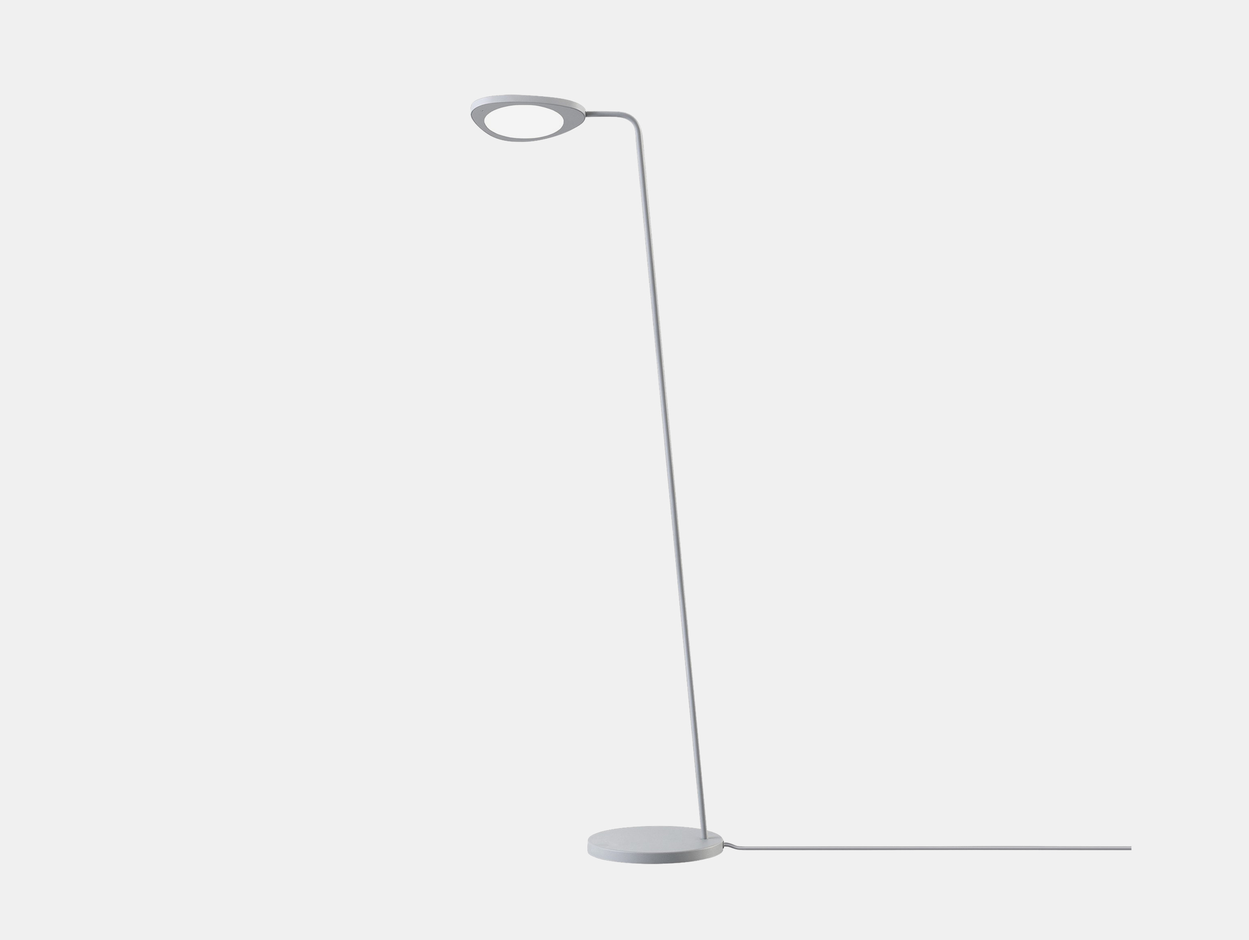 Muuto leaf floor lamp grey 1