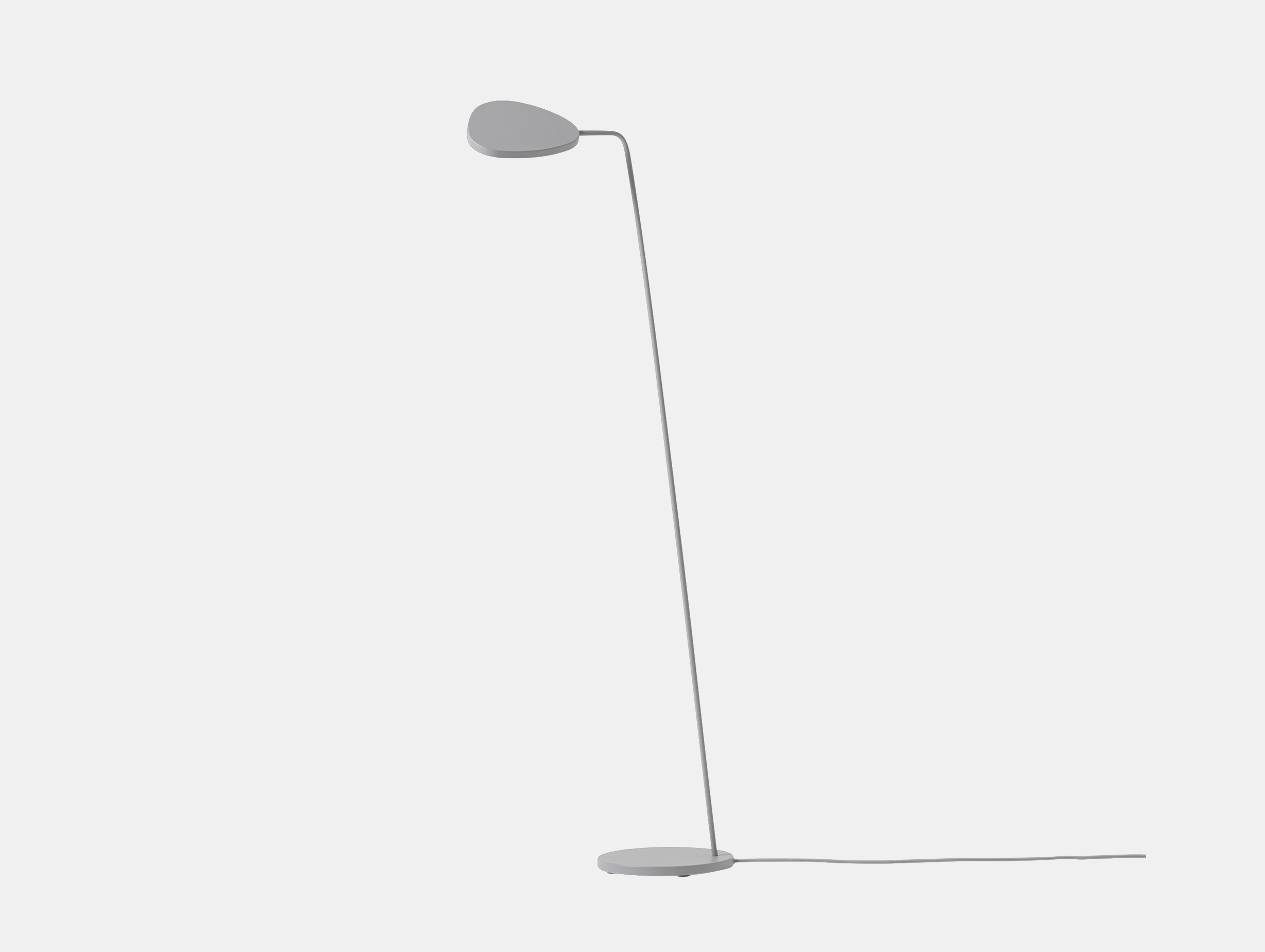 Muuto leaf floor lamp grey 2