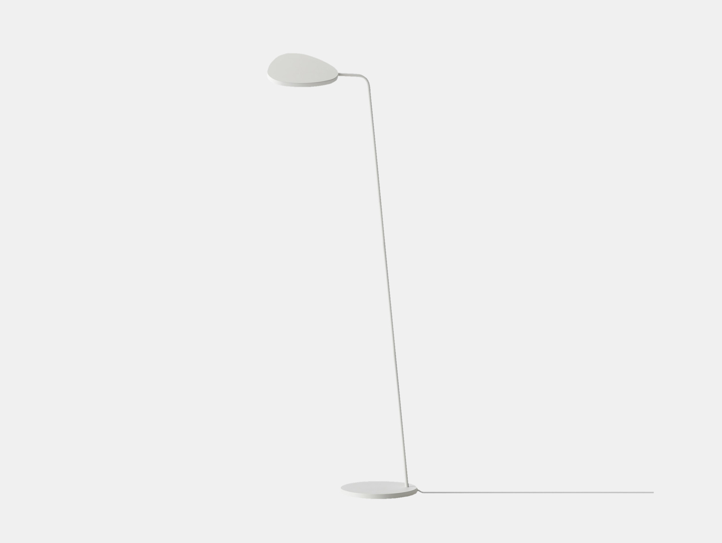 Muuto leaf floor lamp white 1