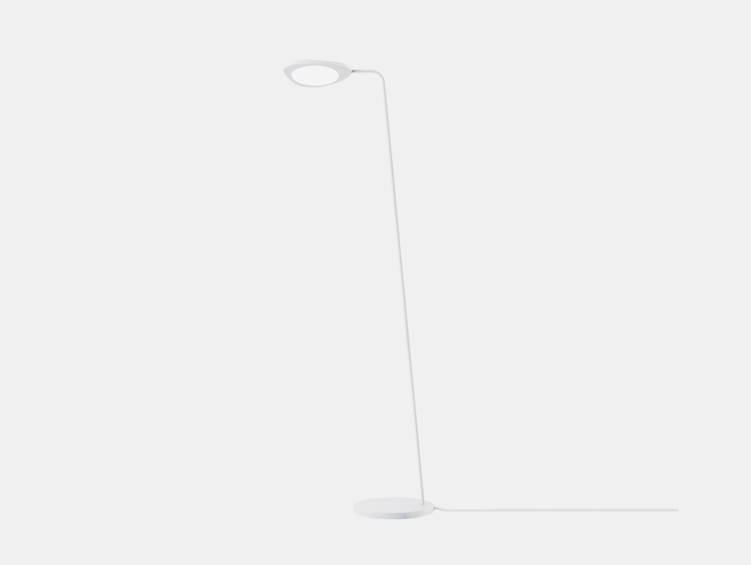 Muuto leaf floor lamp white 2