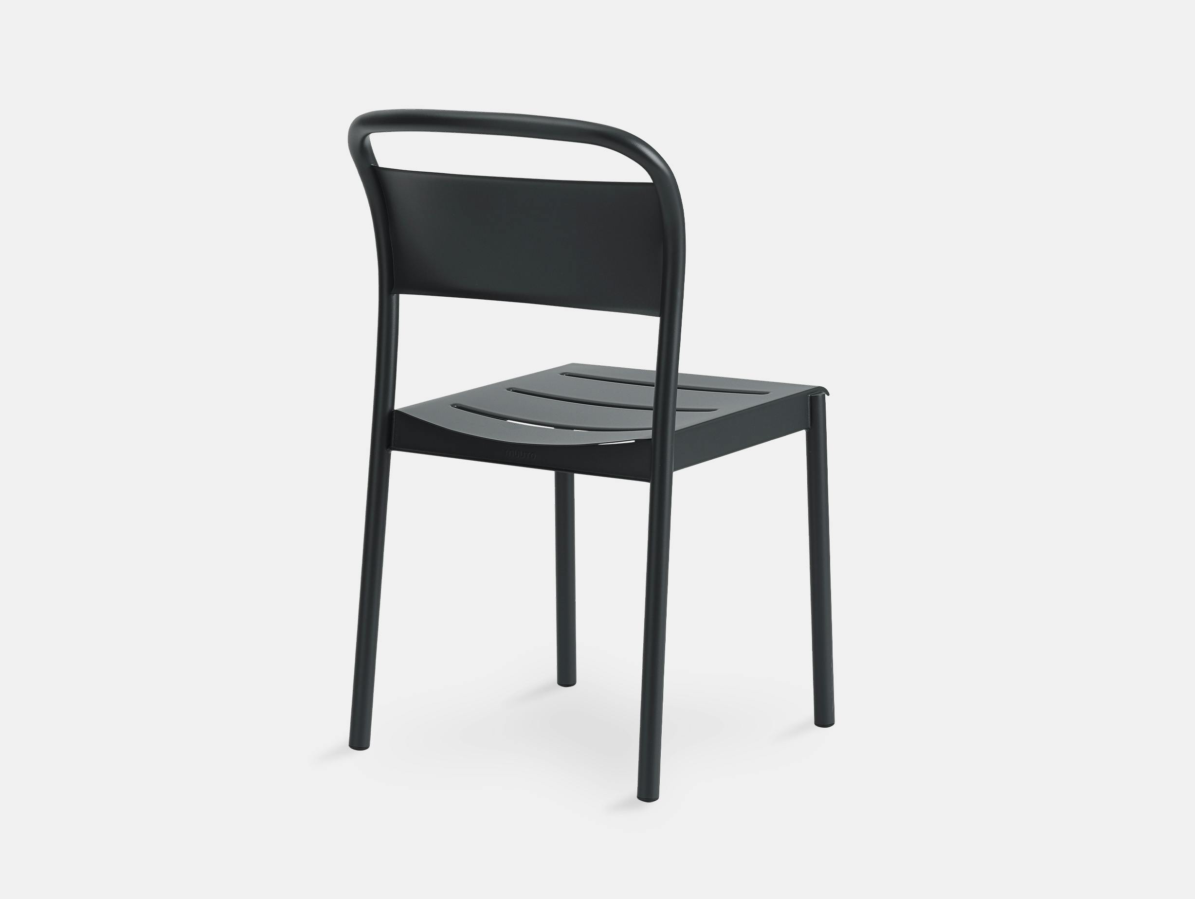 Muuto linear side chair black back
