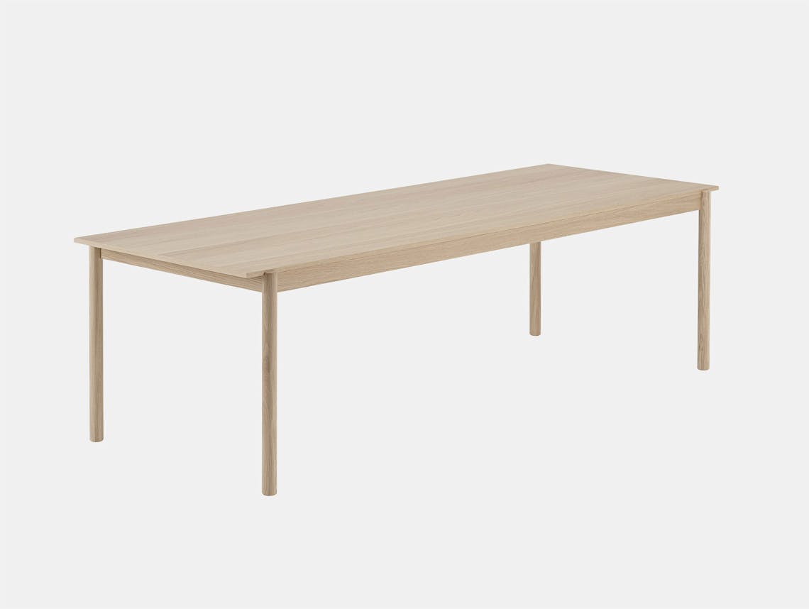Muuto linear wood table 260 cm length