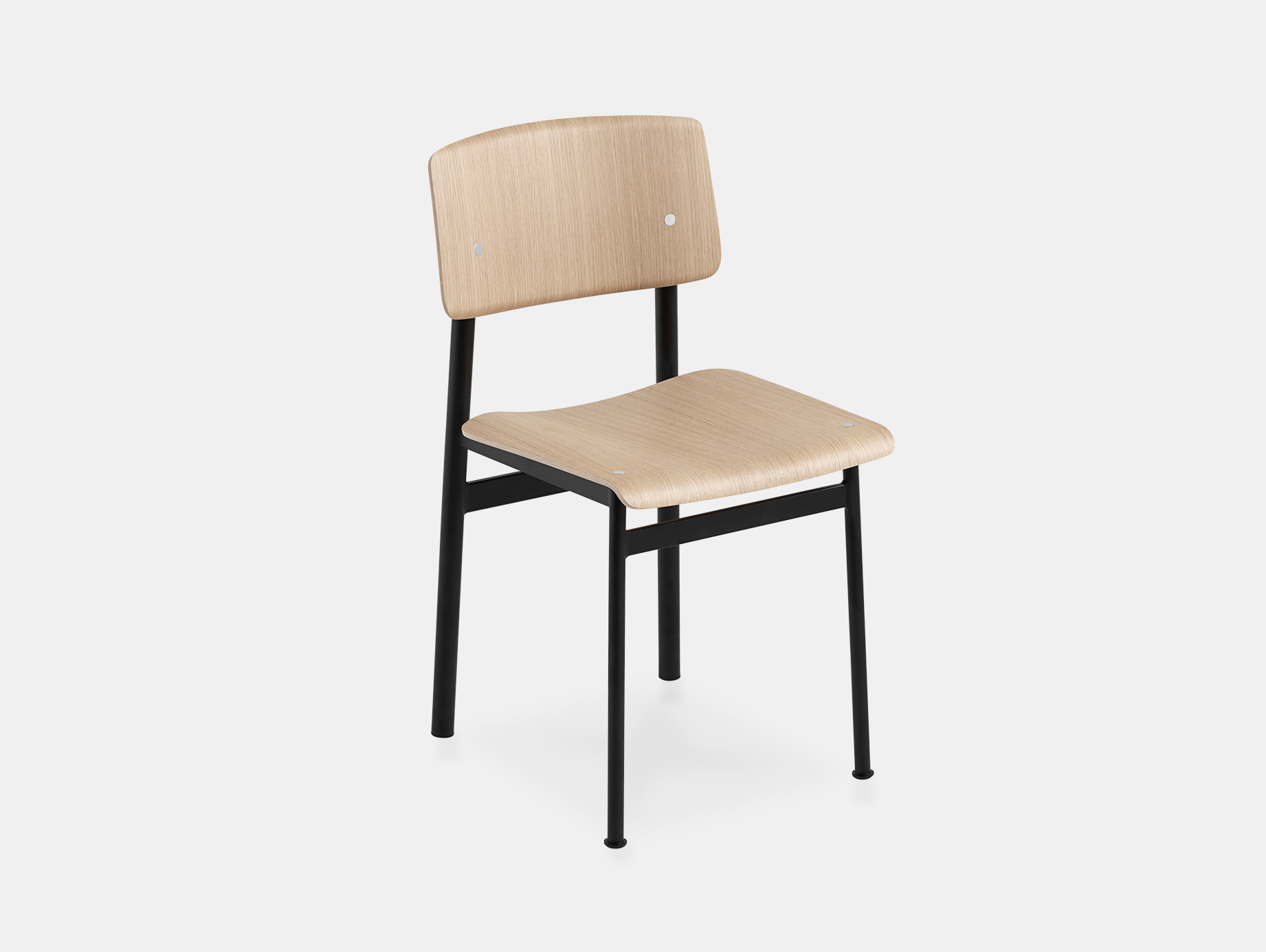 Muuto loft chair black oak