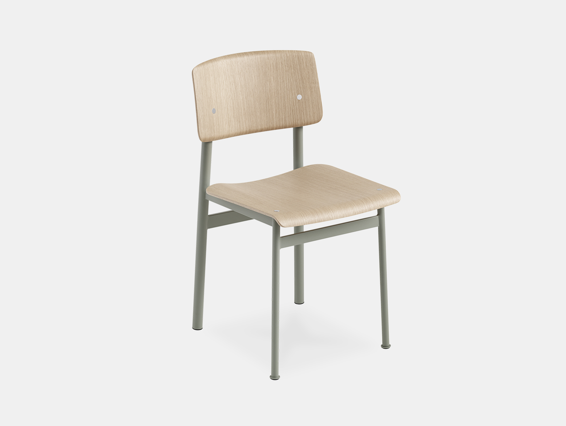 Muuto loft chair dusty grn oak