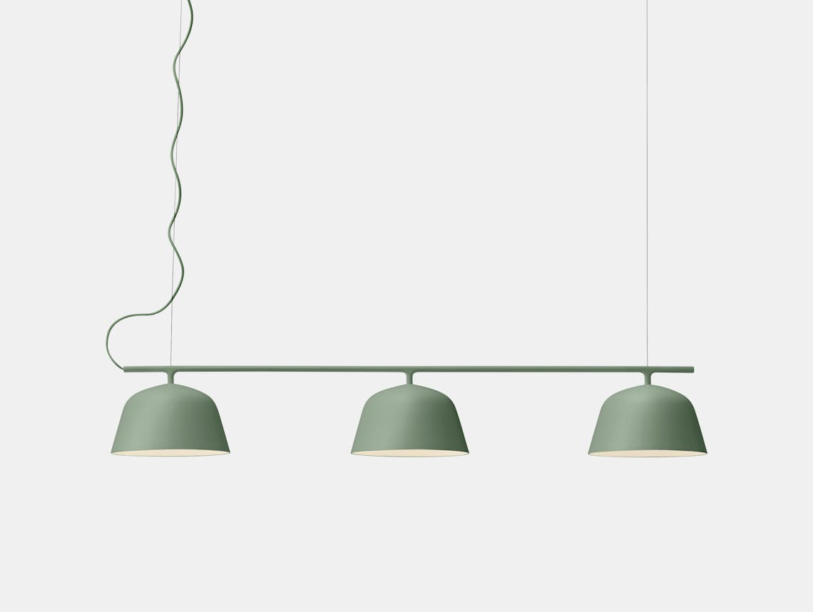 Muuto taf studio ambit rail lamp dusty green