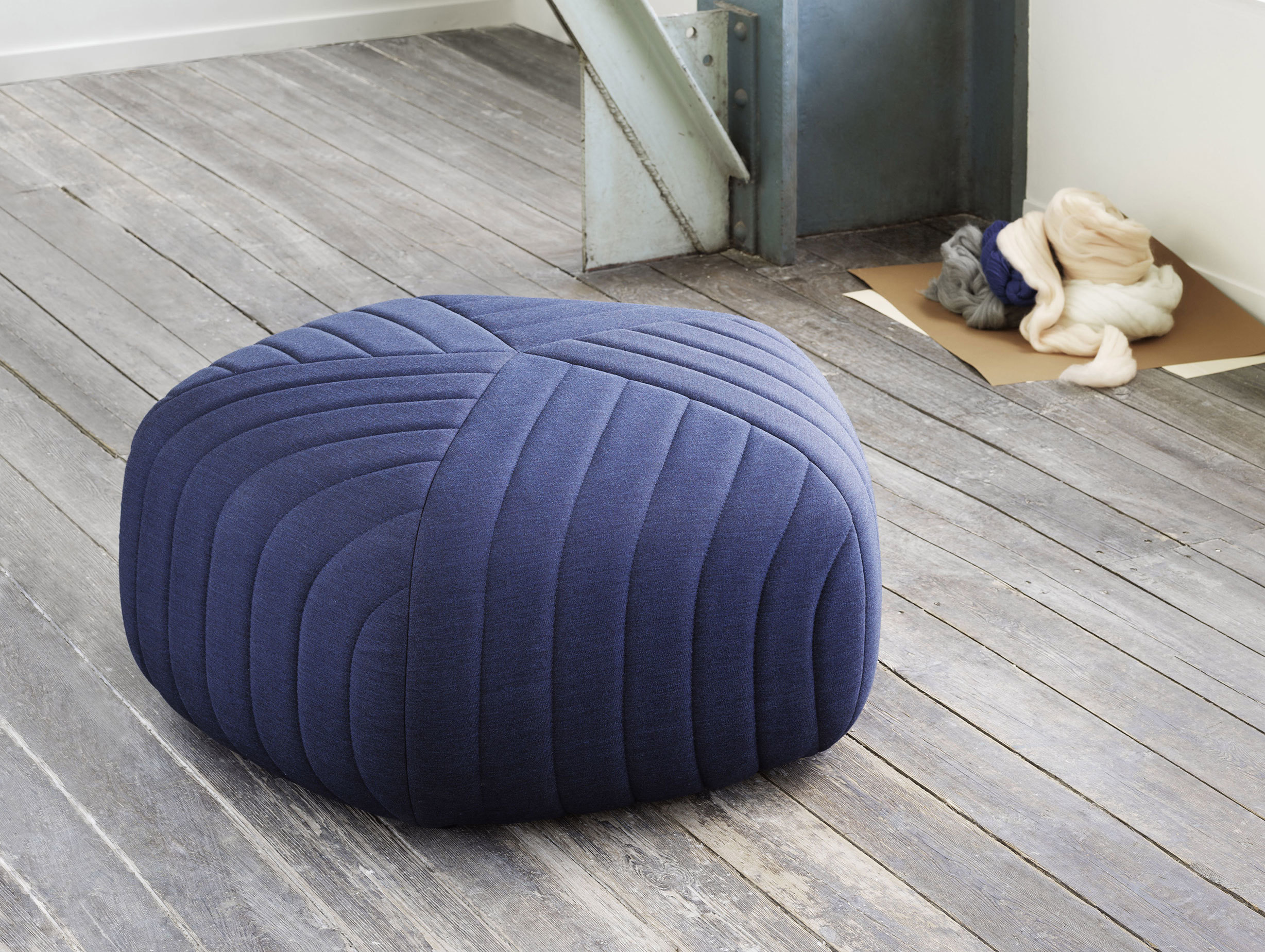 Muuto Five Pouf Blue Anderssen Voll