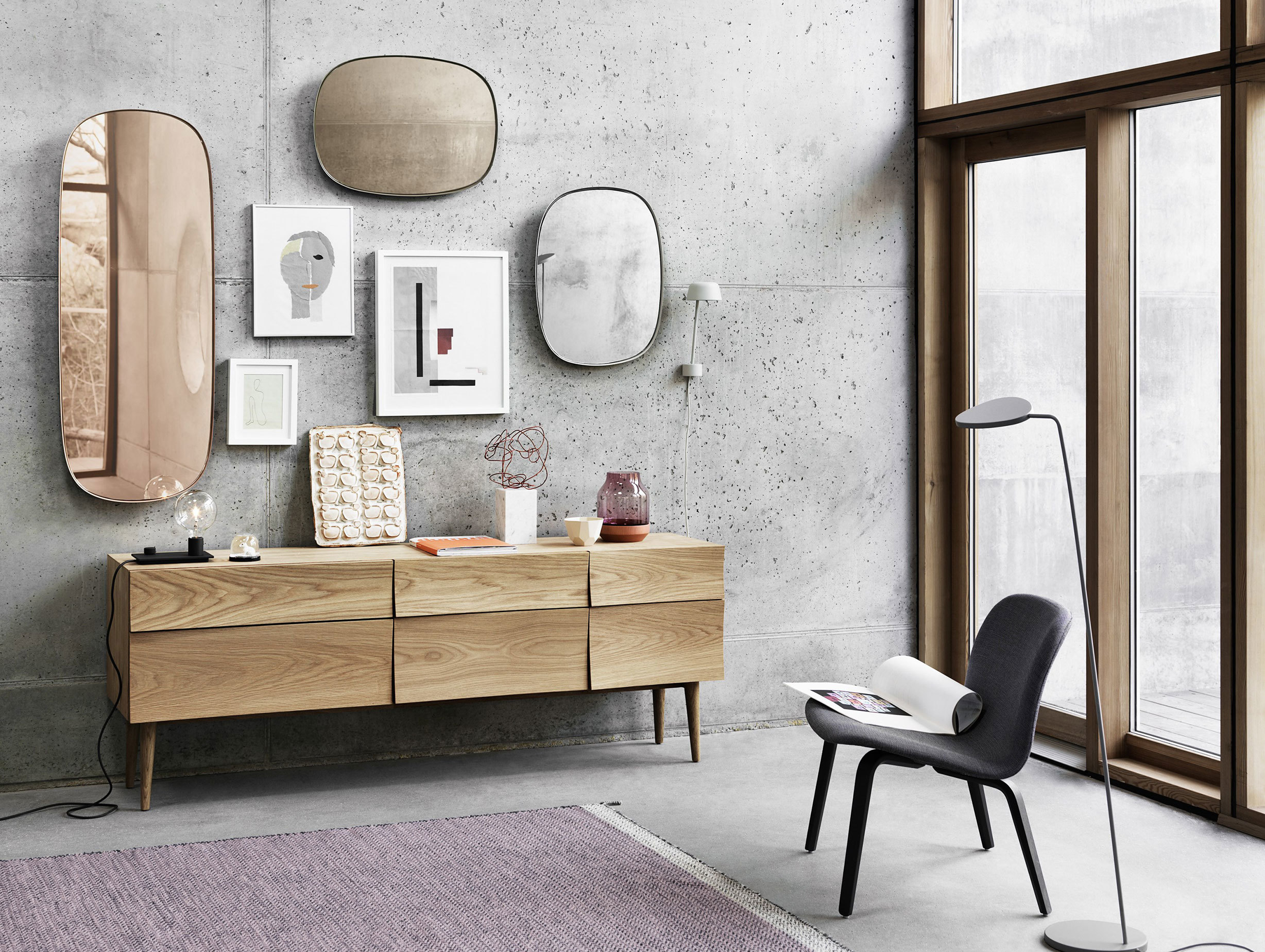 Muuto Framed Mirror Group Anderssen Voll