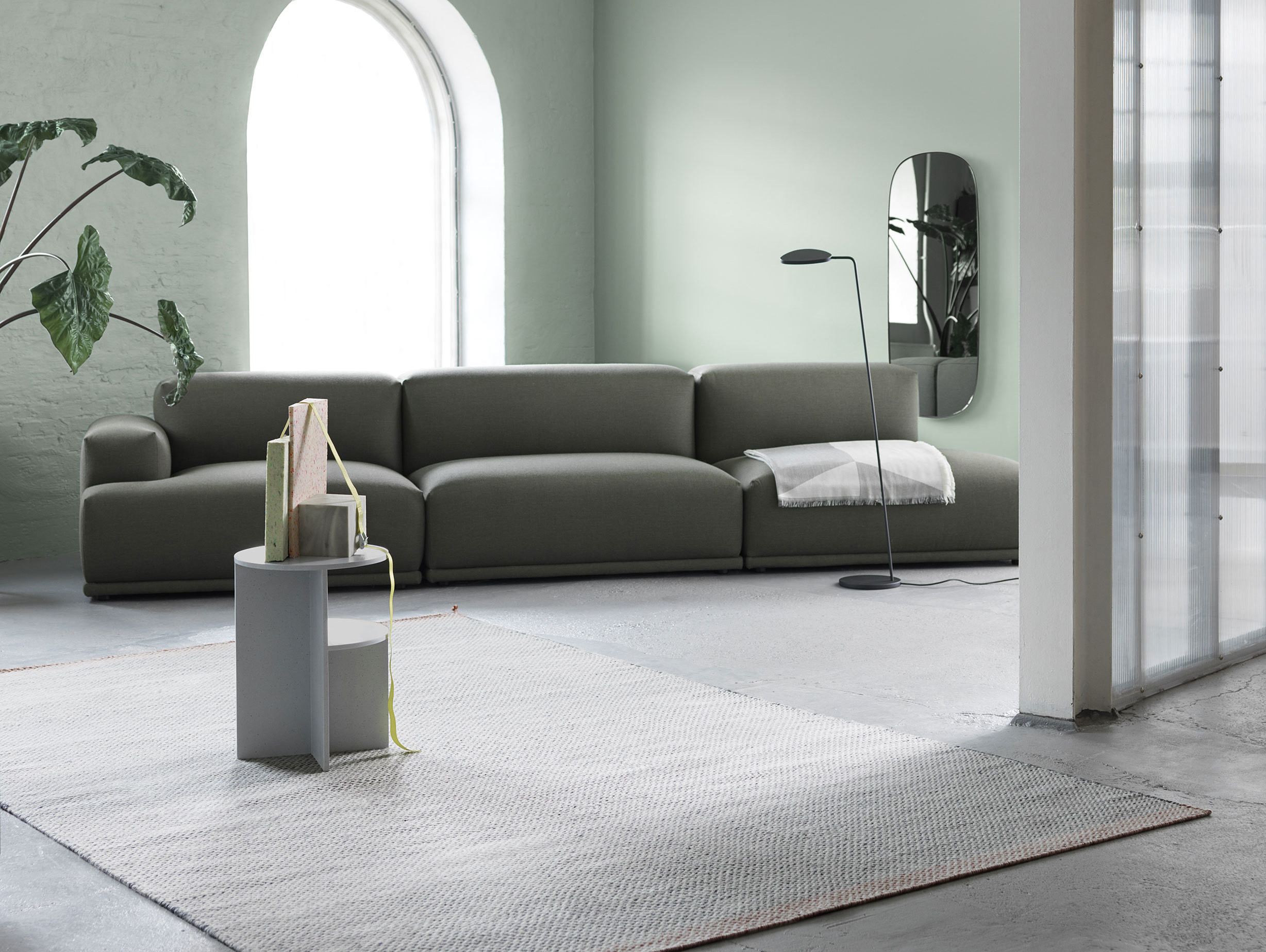 Muuto Ply Rug Black White 170X240Cm Margrethe Odgaard