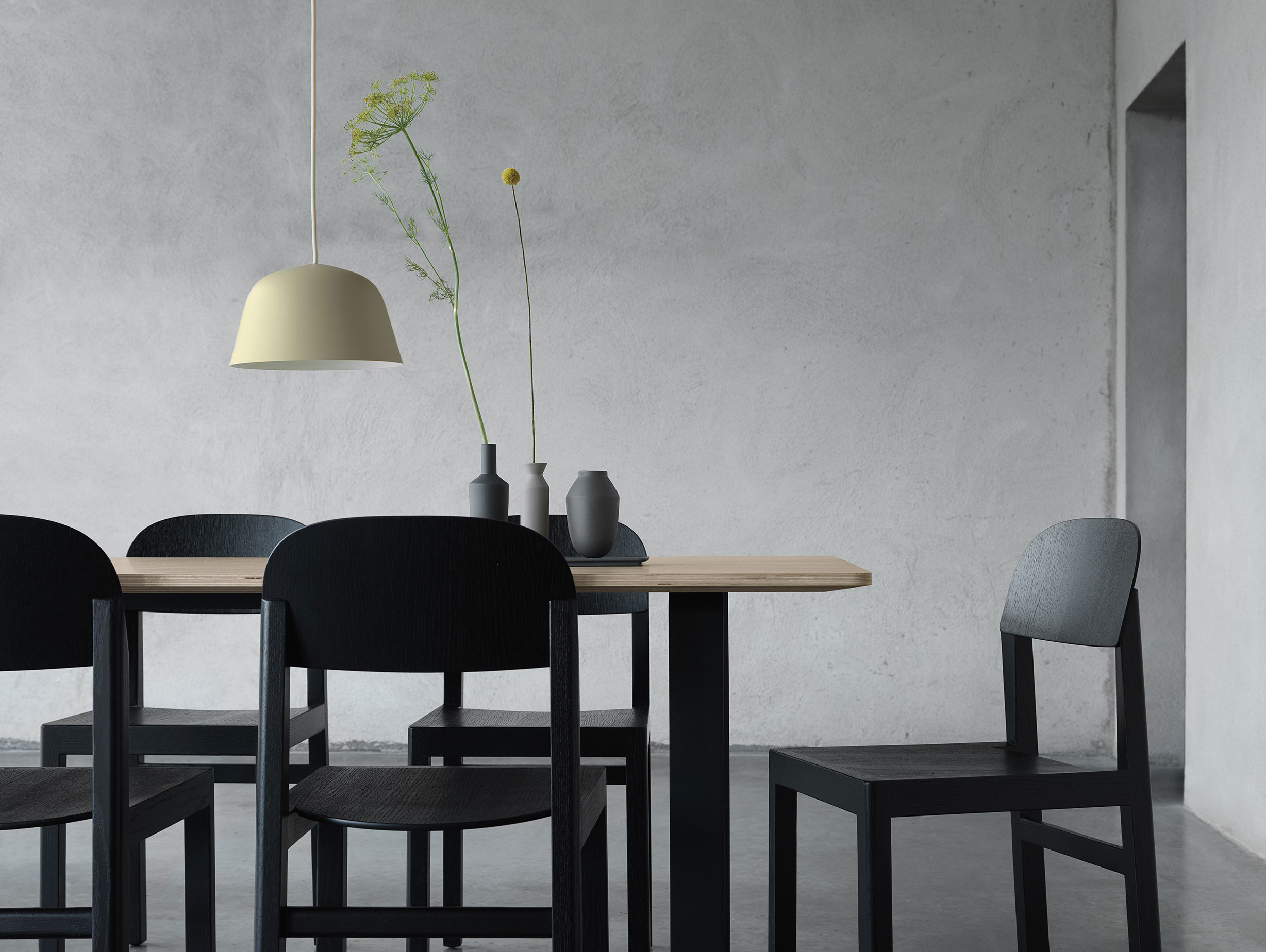 Muuto Ambit Pendant Lamp Green Beige 2 Taf Studio