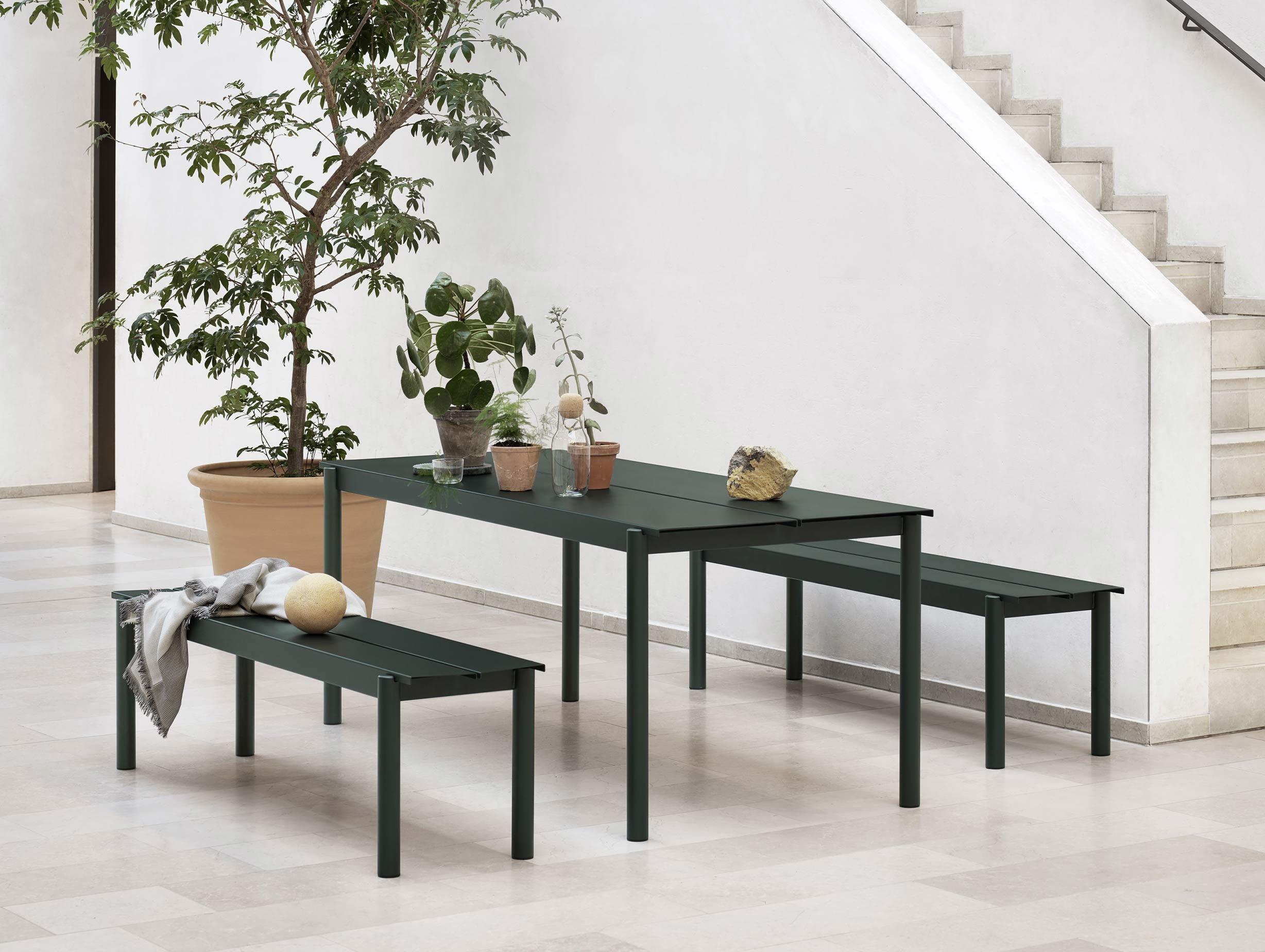 Muuto linear steel outdoor table ls 3