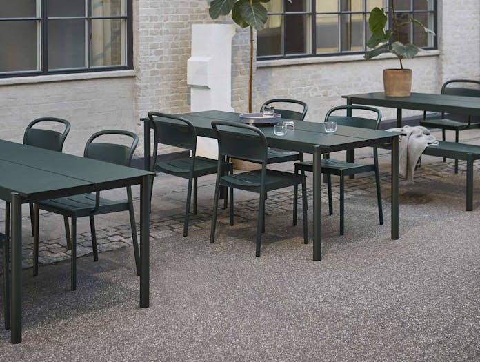 Muuto linear steel outdoor table ls 4