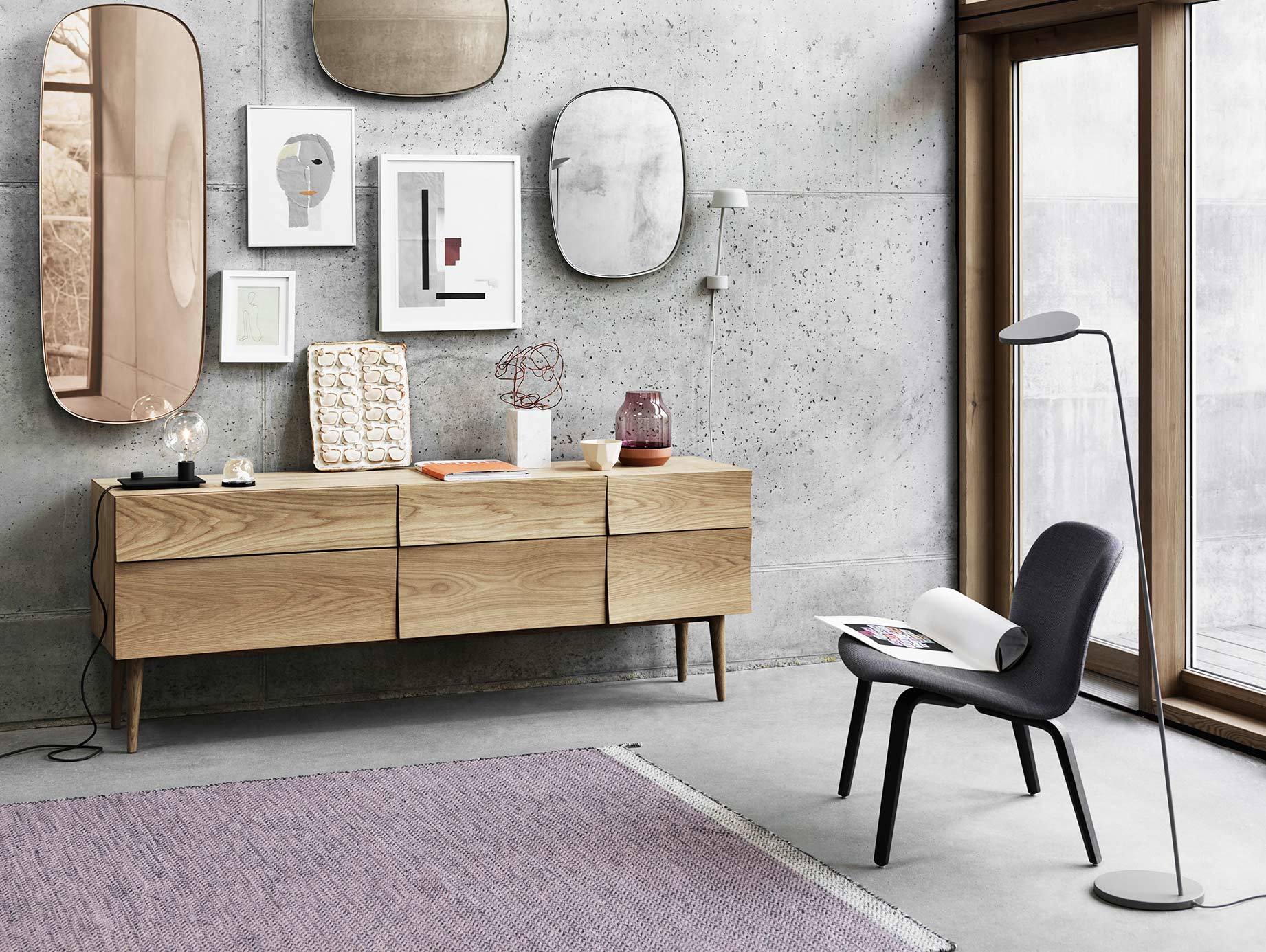 Muuto reflect sideboard oak situ 2