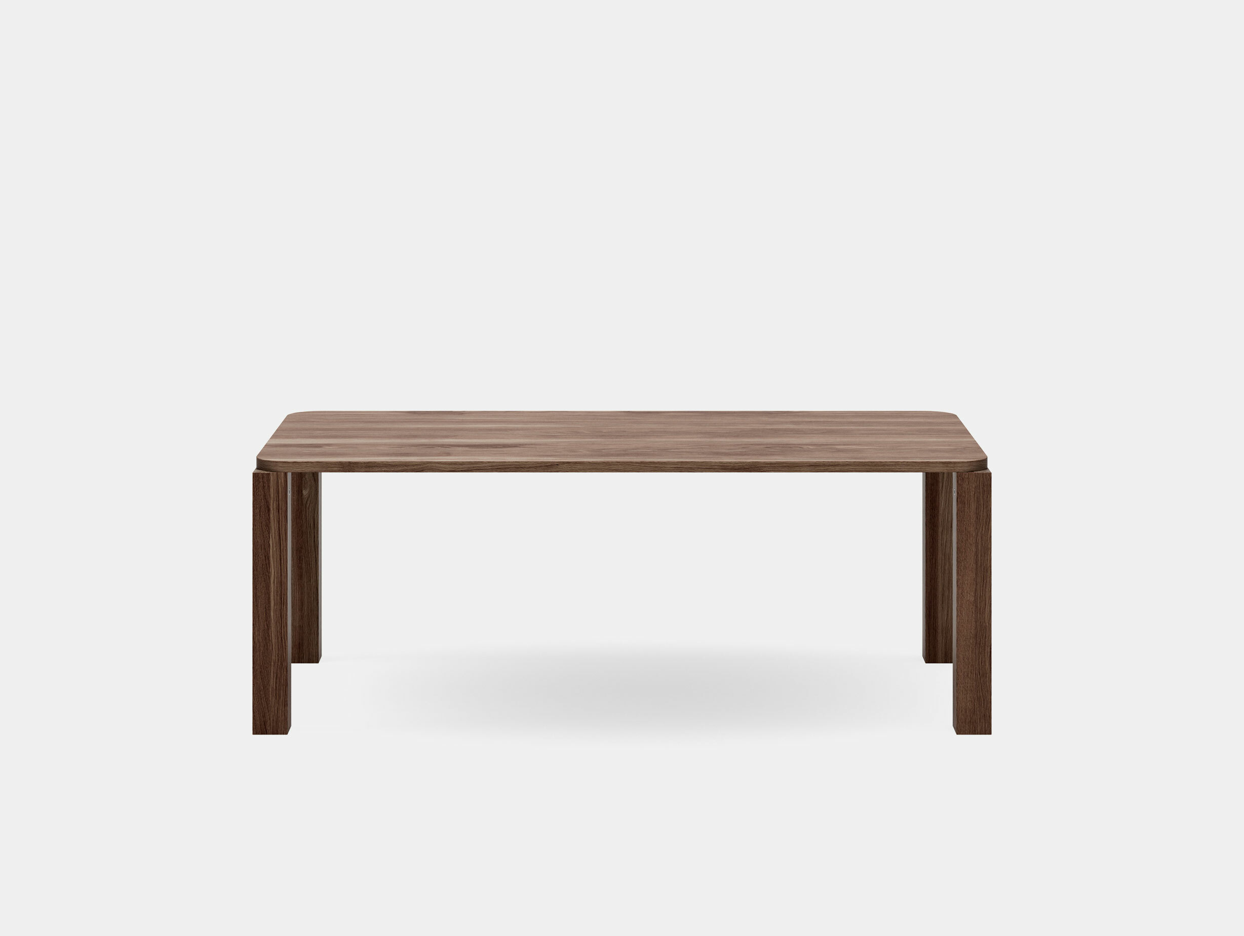 New Works John Astbury Atlas Dining Table 200 Fumed Oak