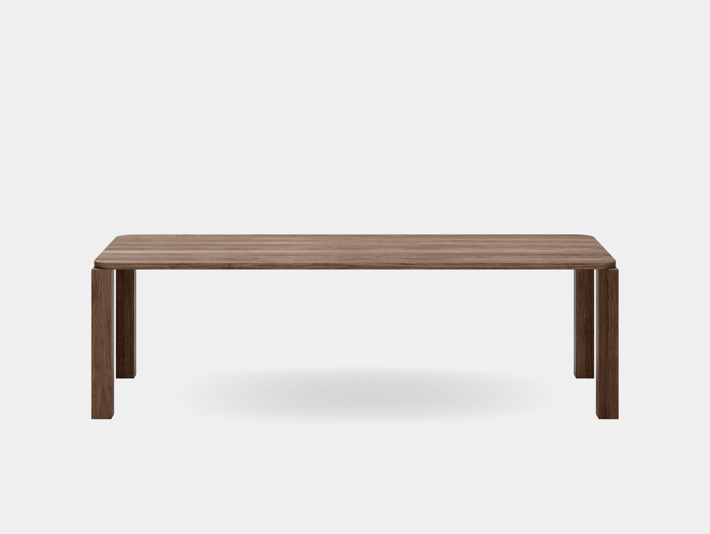 New Works John Astbury Atlas Dining Table 250 Fumed Oak