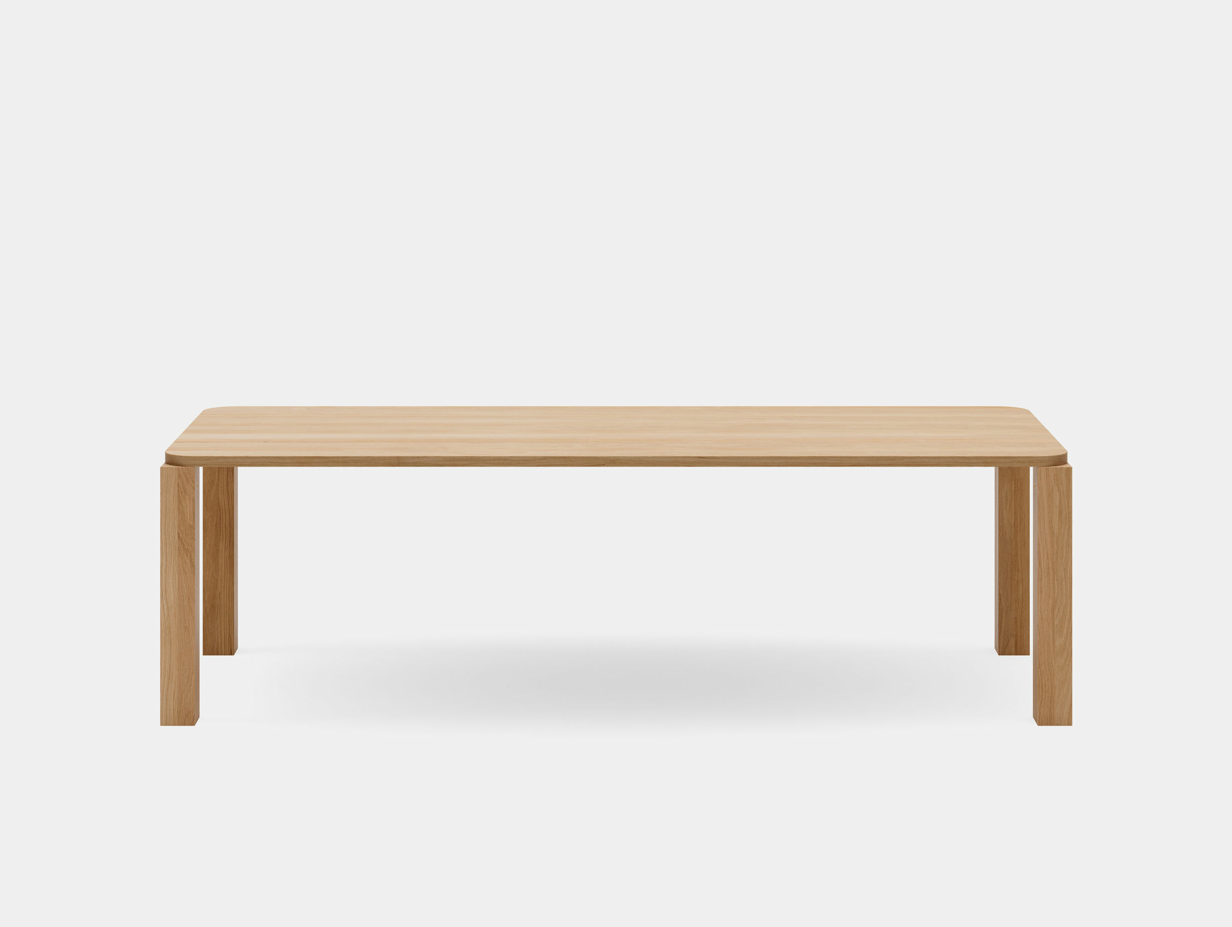 New Works John Astbury Atlas Dining Table 250 Natural Oak