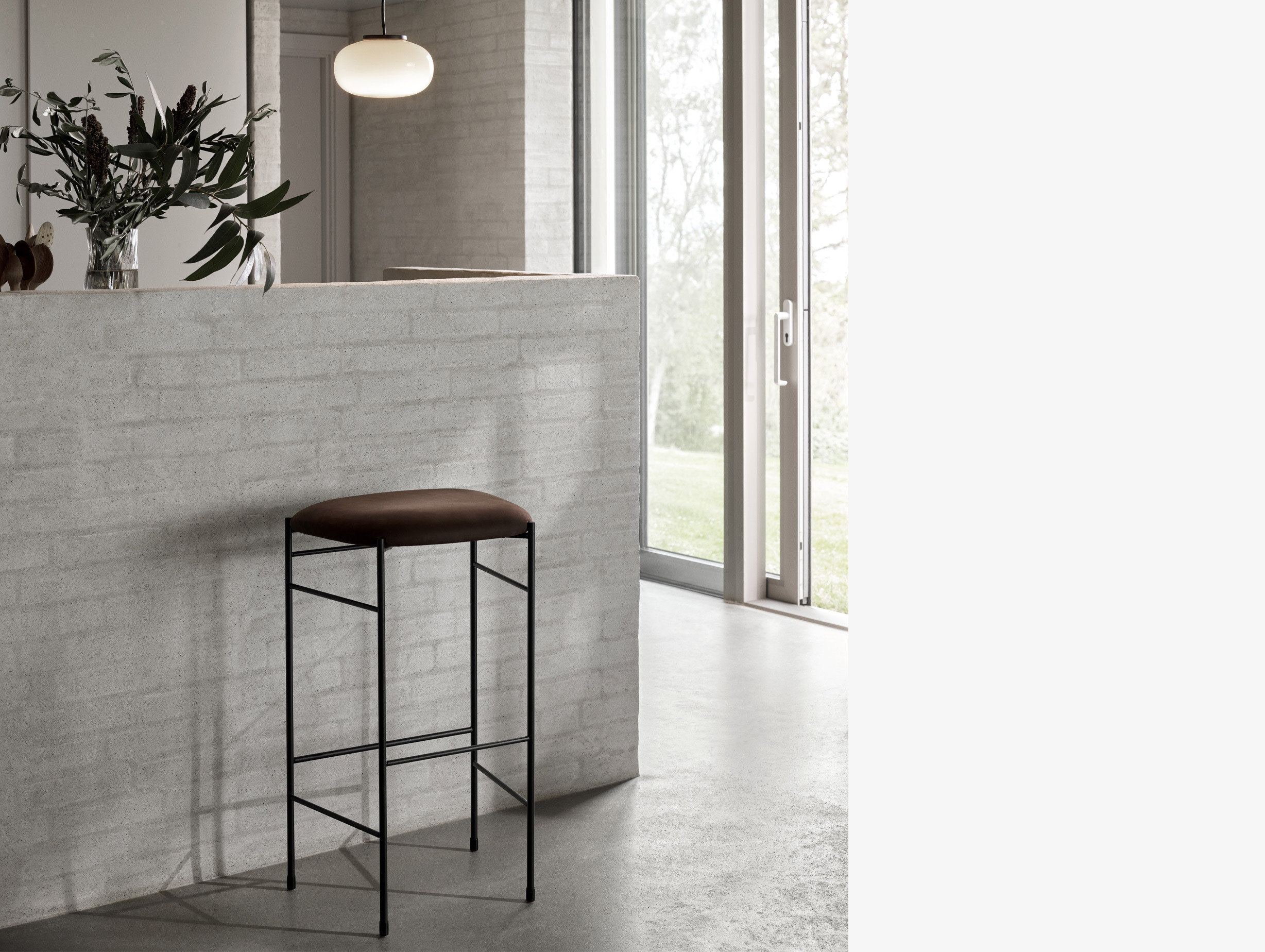 New works arde covent counter stool lifestyle