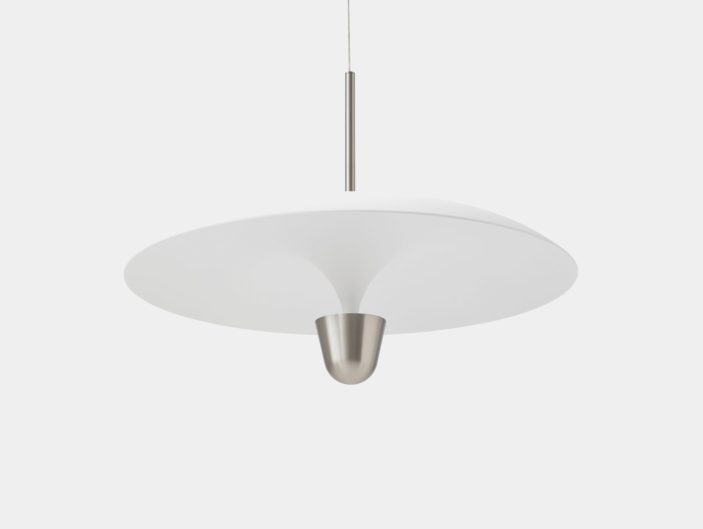 New works falke svatun kantarell pendant lamp 55 nickel detail