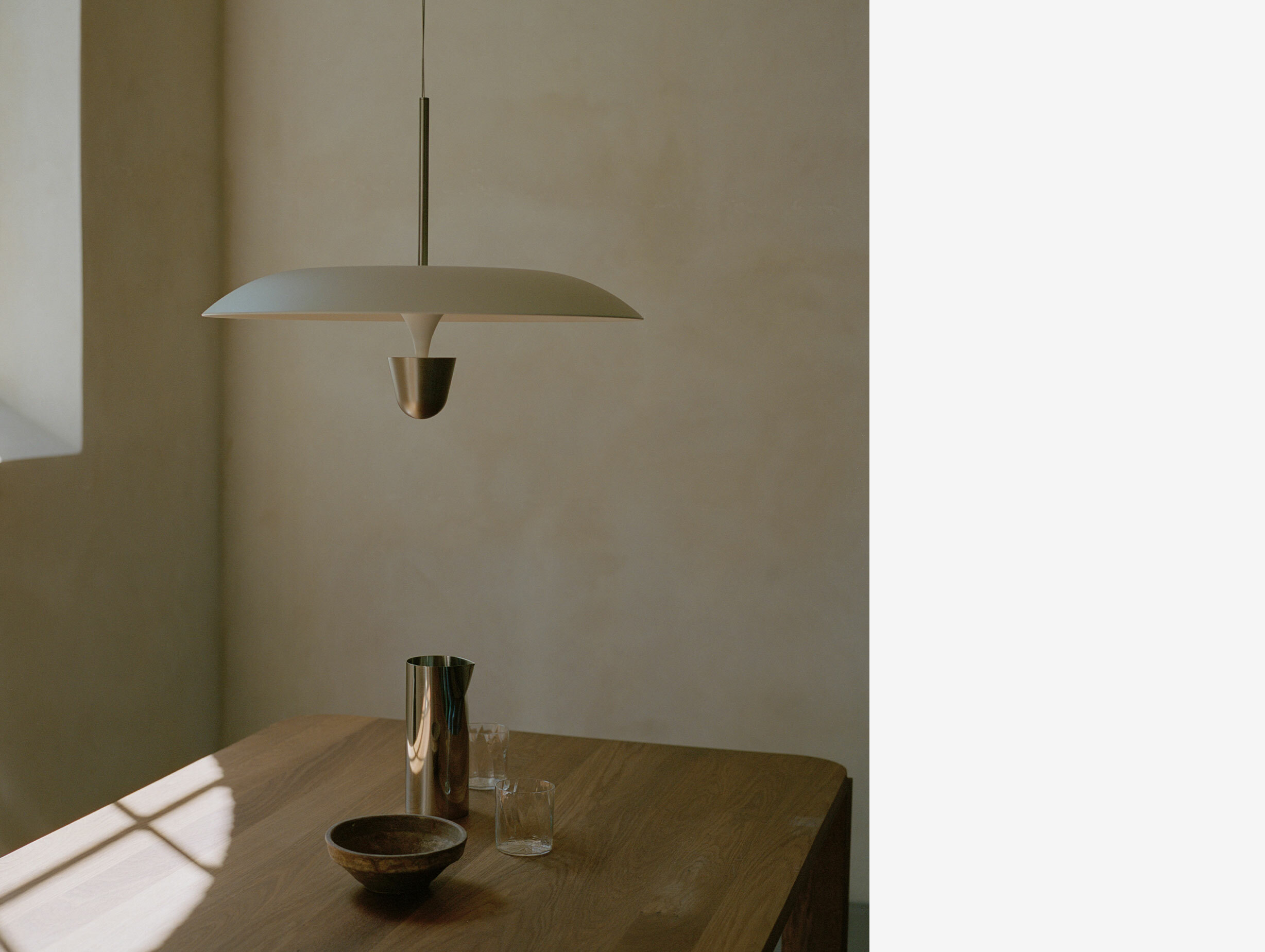 New works falke svatun kantarell pendant lamp 55 nickel story 1