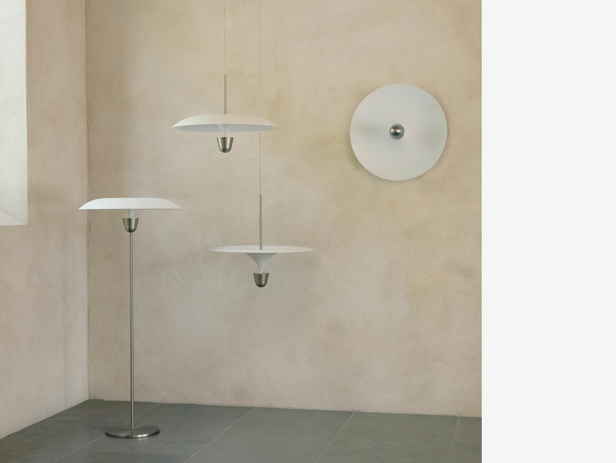 New works falke svatun kantarell pendant lamp 55 nickel story 2