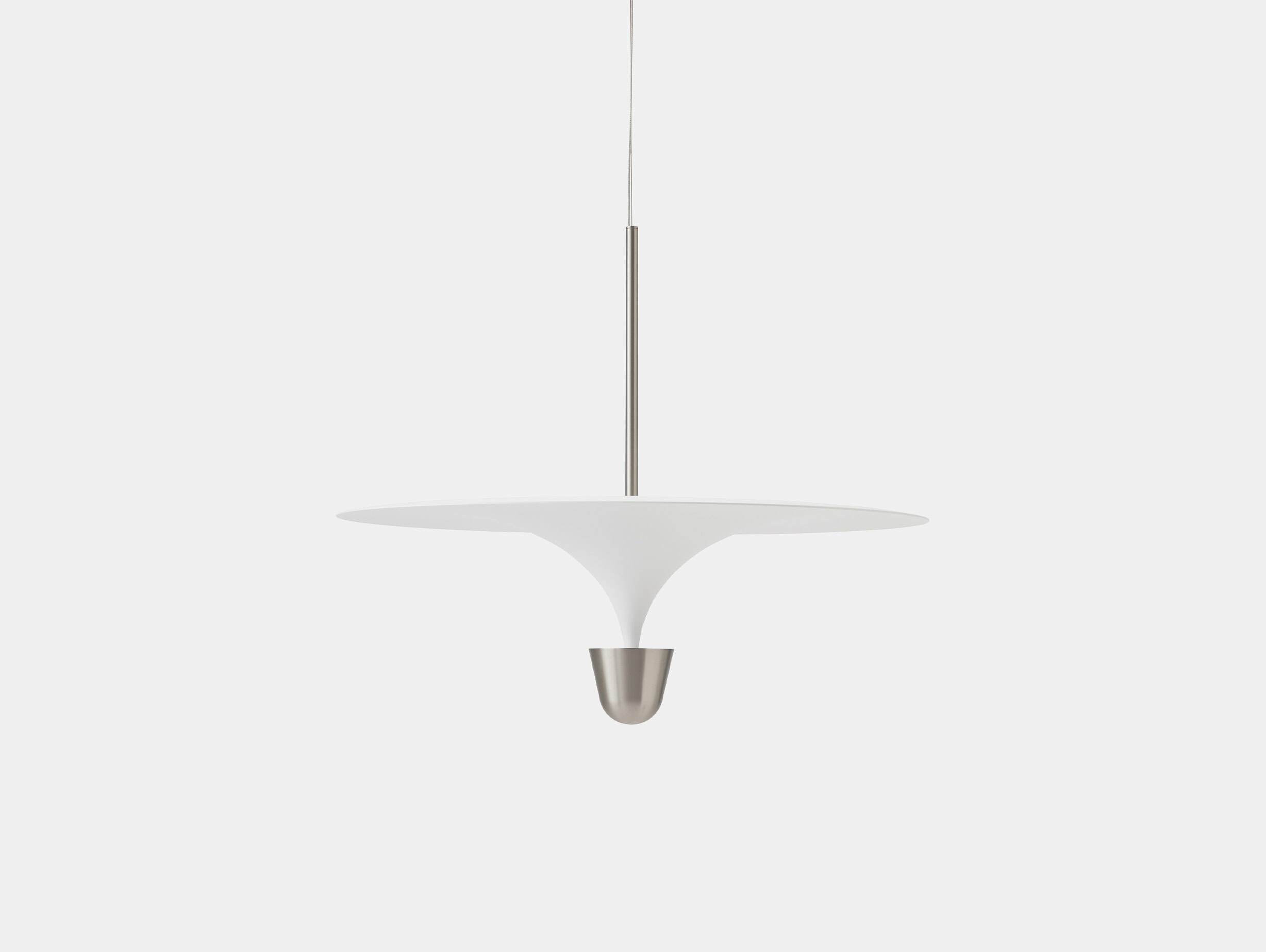 New works falke svatun kantarell pendant lamp 60 nickel