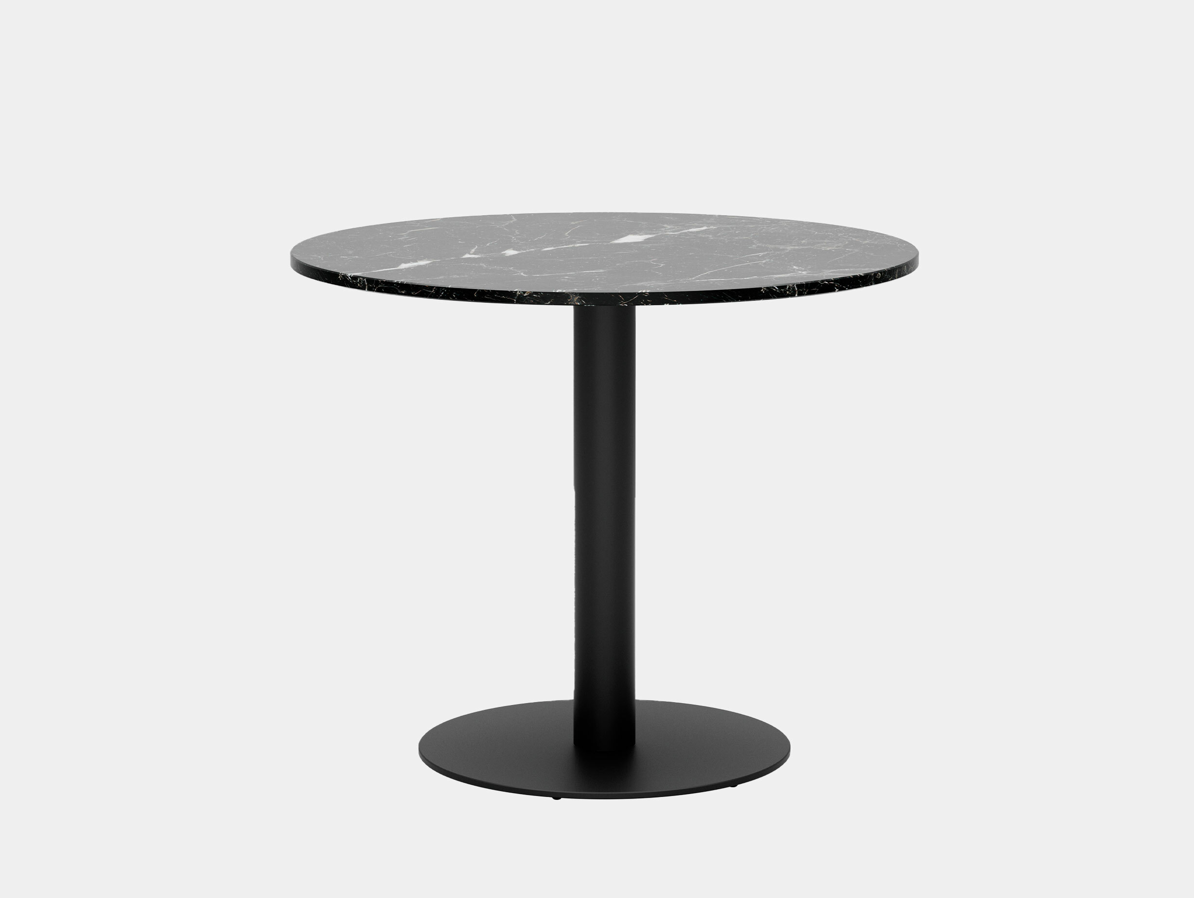 New works florence column table 90 black marquina