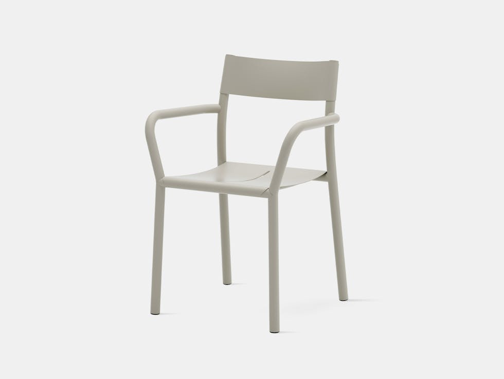 New works hannes fritz may armchair light grey
