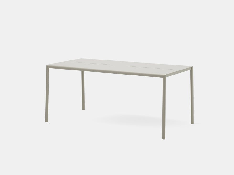 New works hannes fritz may table rectangle light grey New works hannes fritz may table rectangle light grey