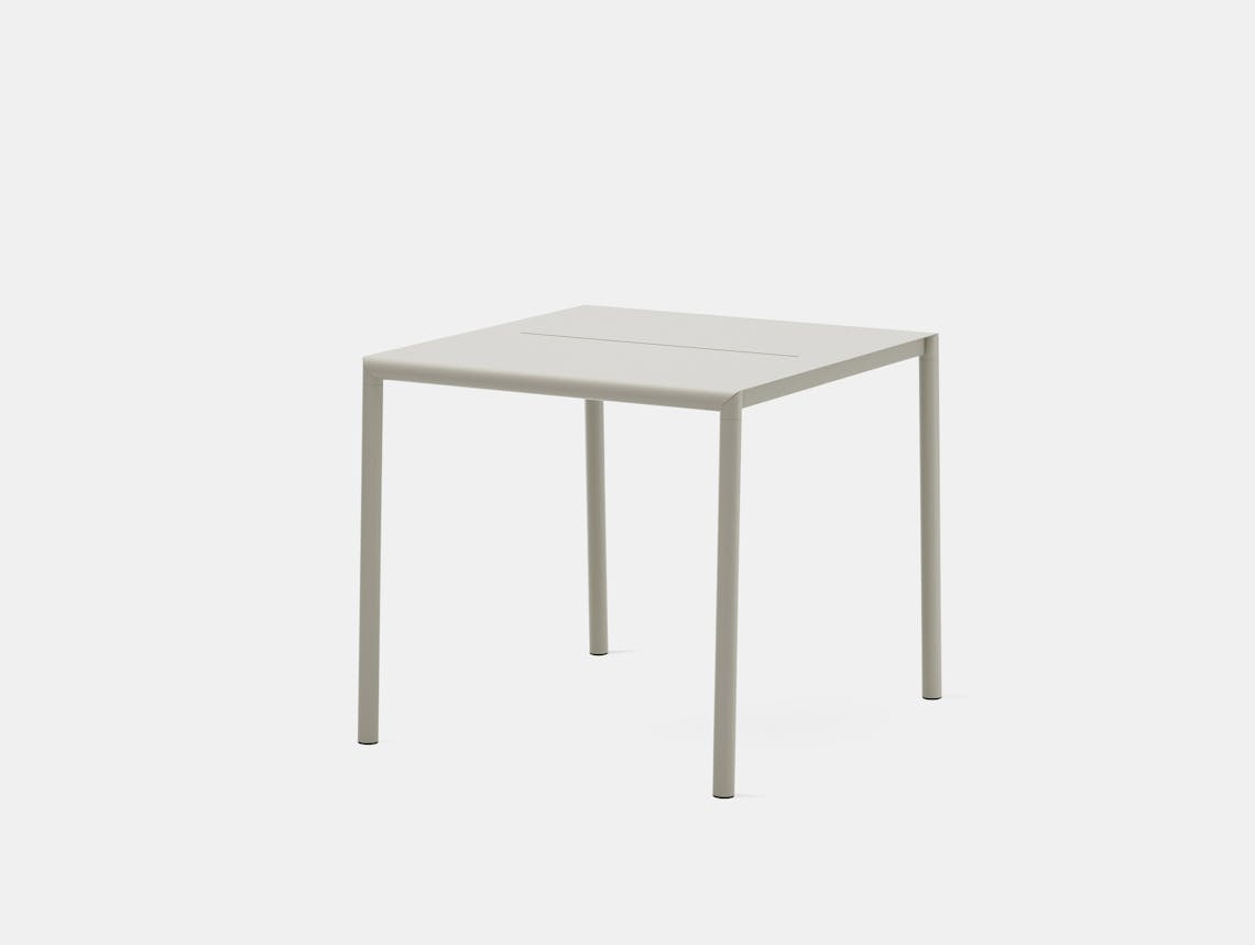 New works hannes fritz may table square light grey