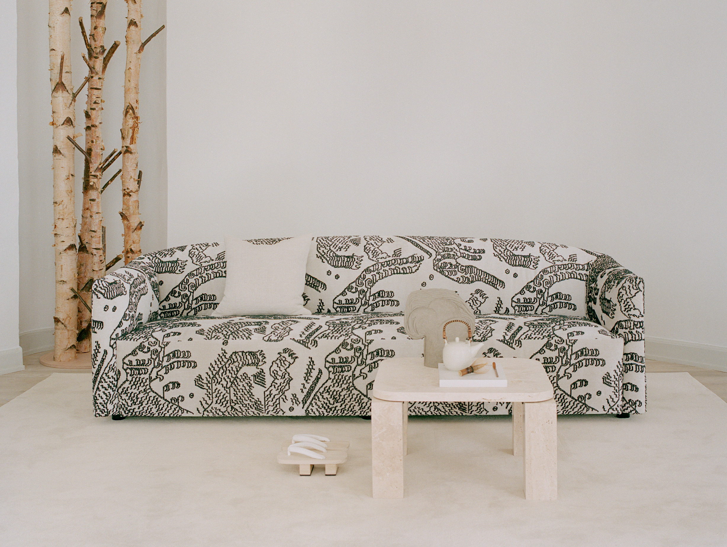 New works joel fjallstrom shore 2 seater sofa extended base lifestyle