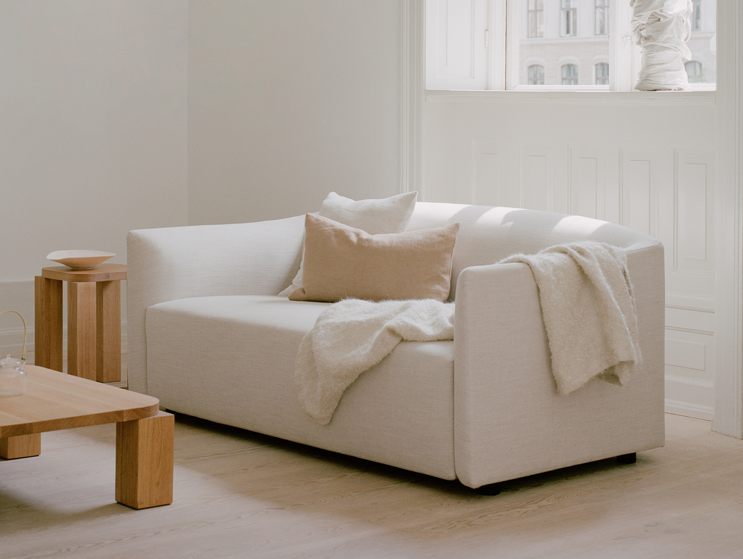 New works joel fjallstrom shore 2 seater sofa extended base lifestyle2