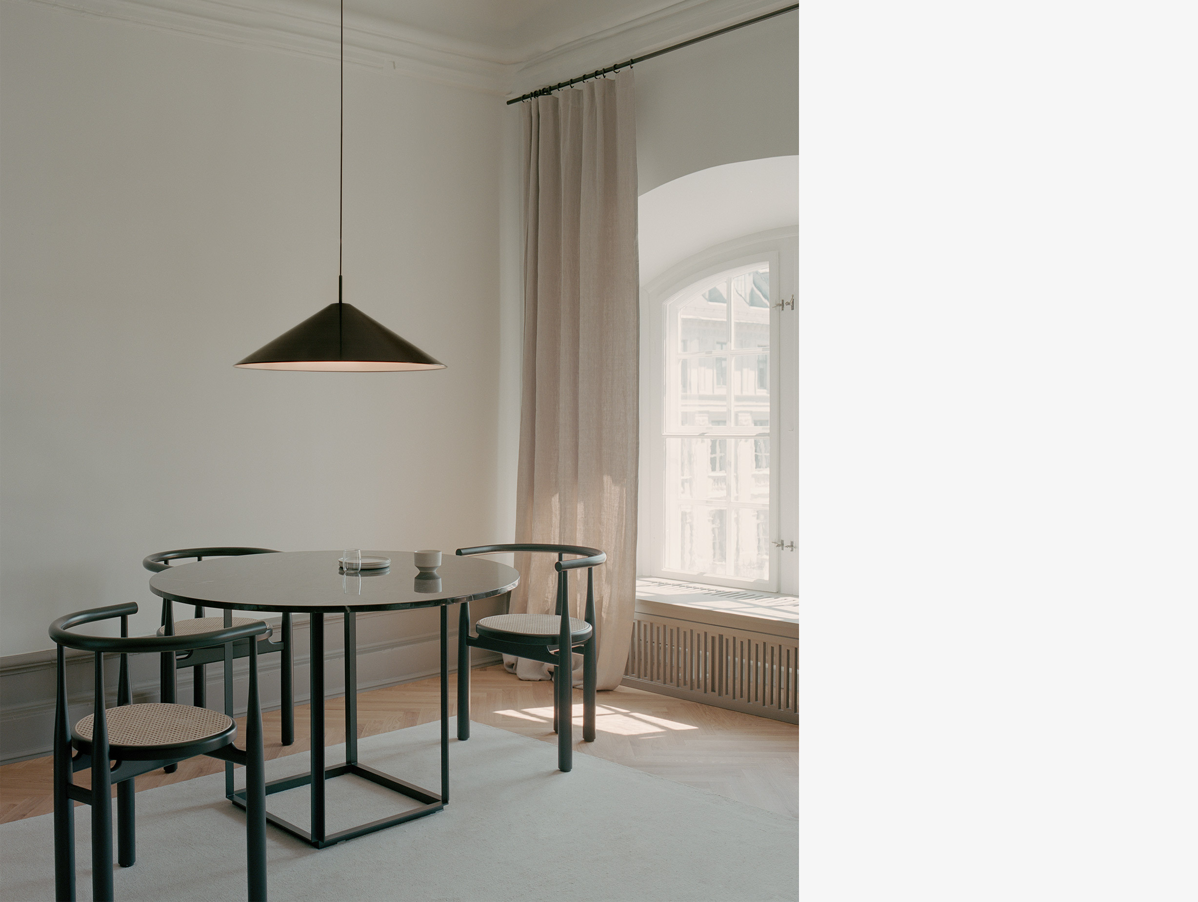 New works knut bendik humlevik brolly pendant light lifestyle4