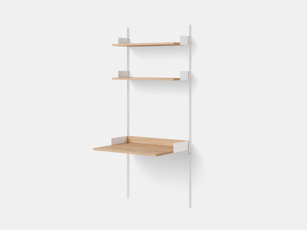 New works knut bendik humlevik study shelves oak white New works knut bendik humlevik study shelves oak white