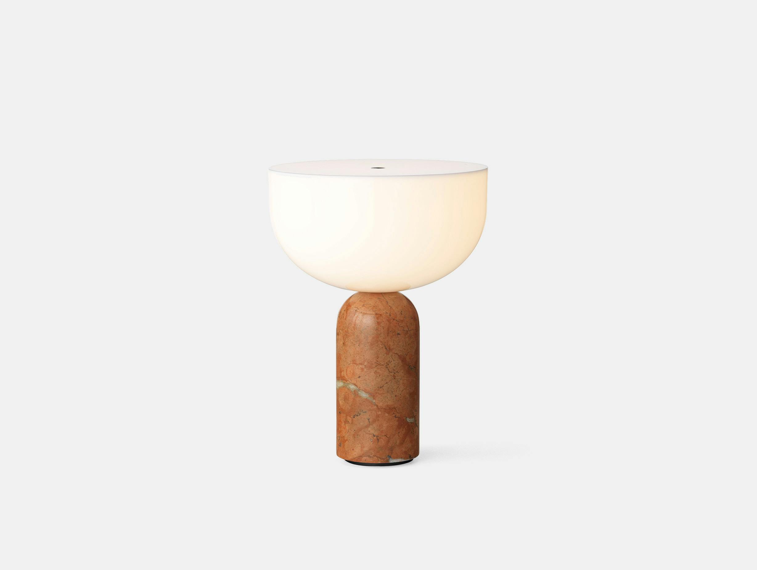 New works lars tornoe kizu portable table lamp breccia pernice marble