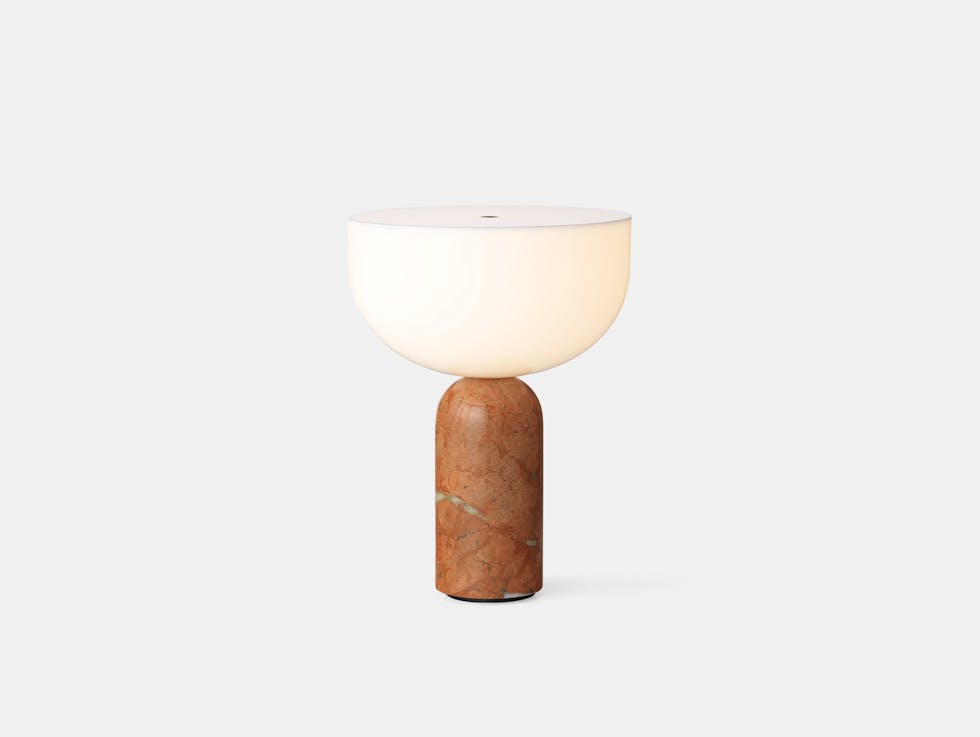 New works lars tornoe kizu portable table lamp breccia pernice marble