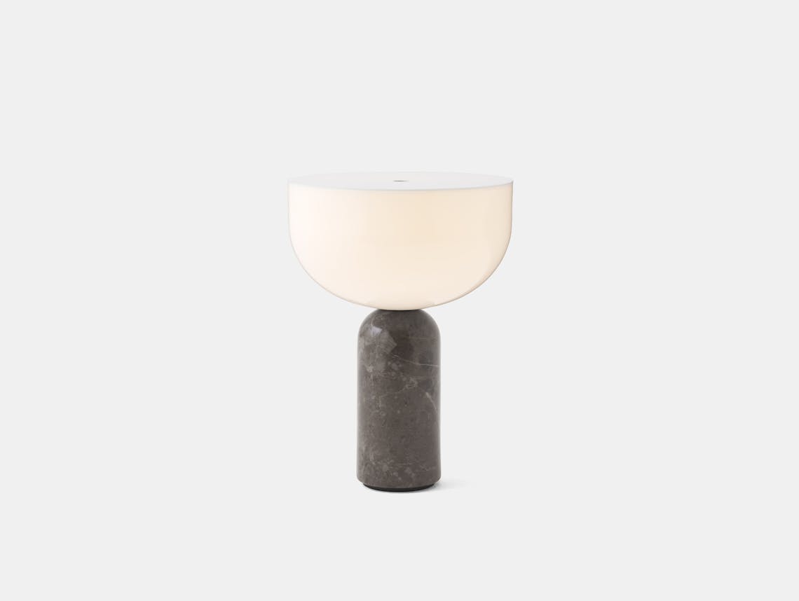 New works lars tornoe kizu portable table lamp gris du marais