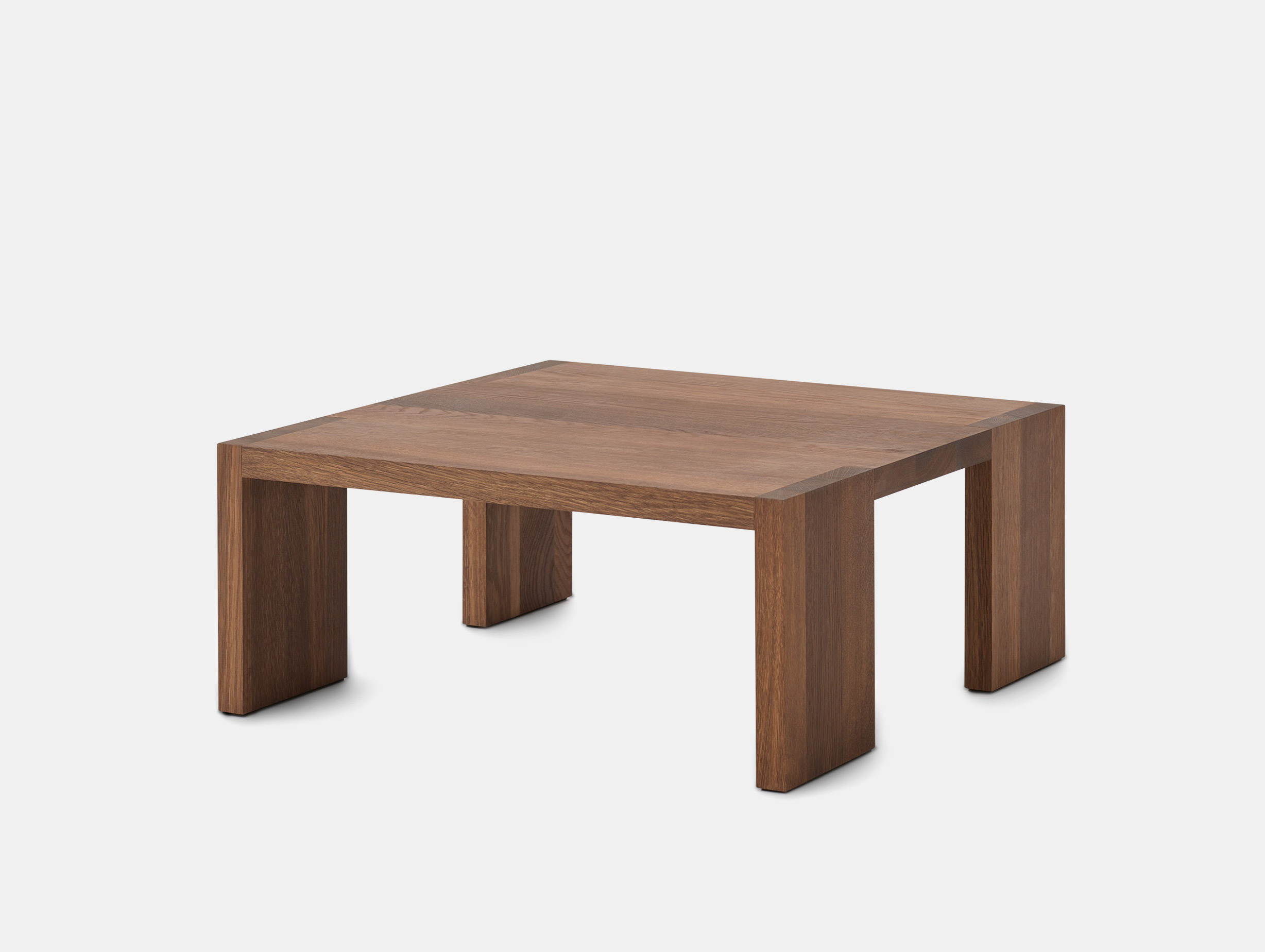 New works omayra maymo tenon coffee side table fumed oak
