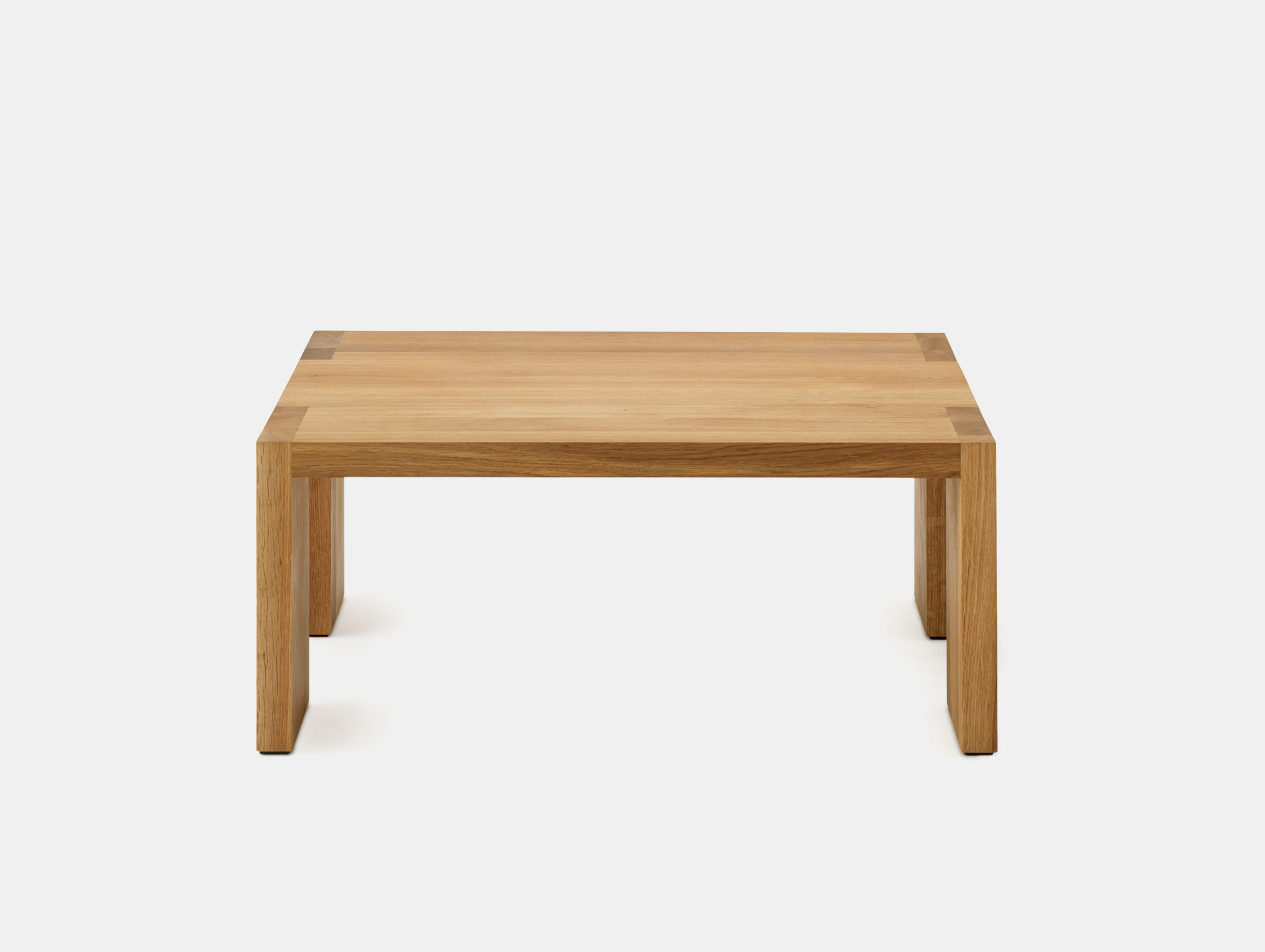 New works omayra maymo tenon coffee side table oak siide