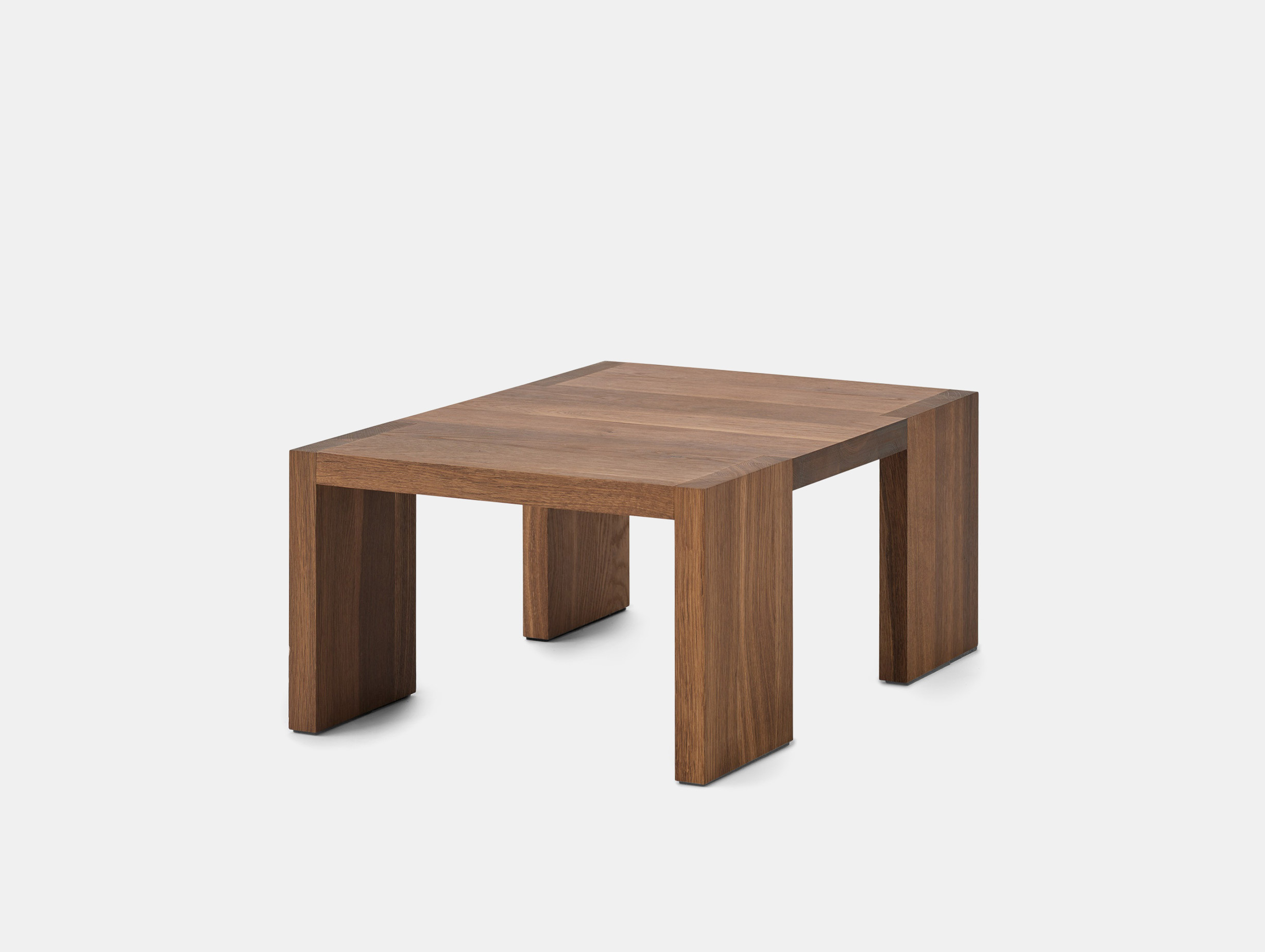 New works omayra maymo tenon side table small fumed oak