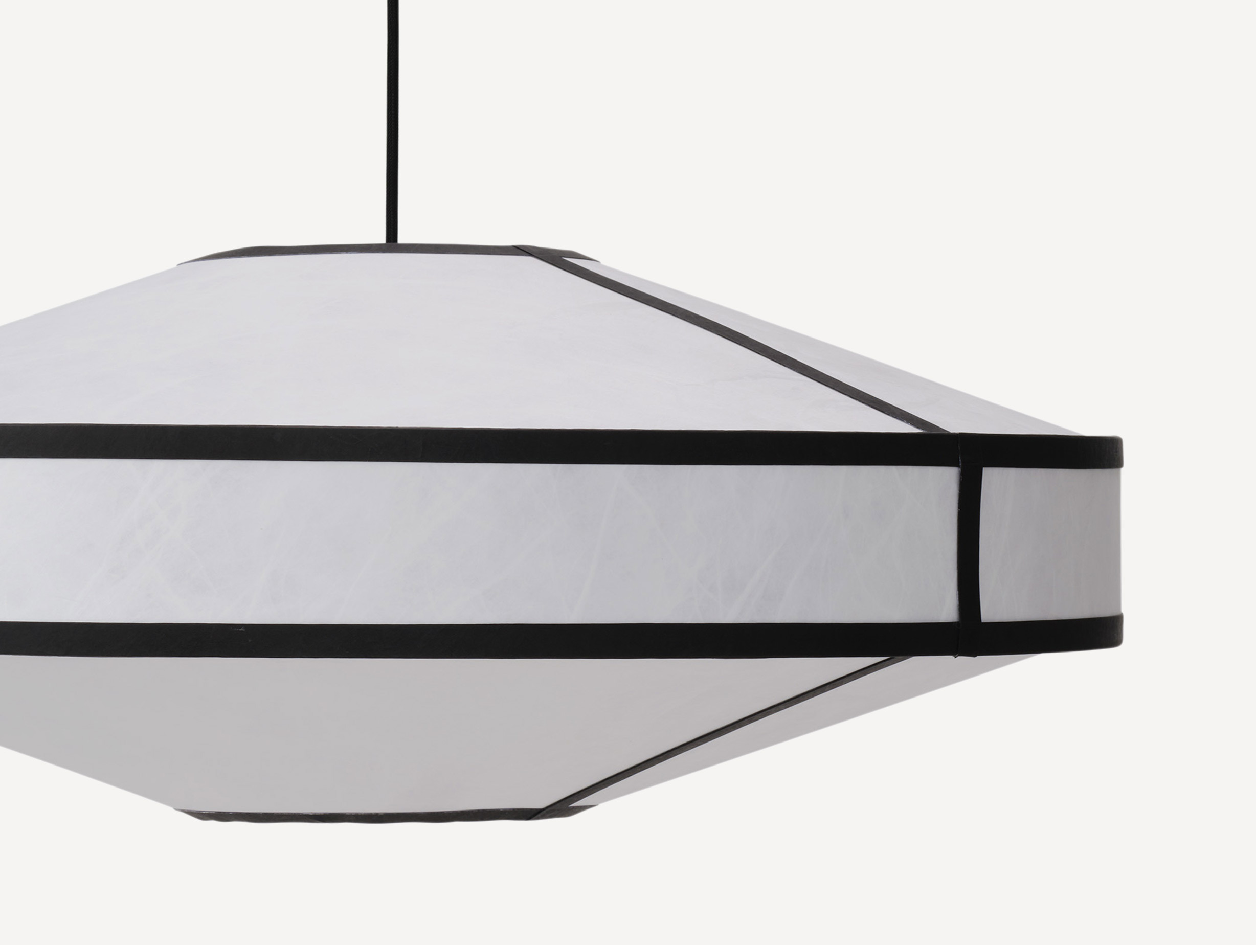 New works panter tourron kite pendant lamp black white lifestyle5